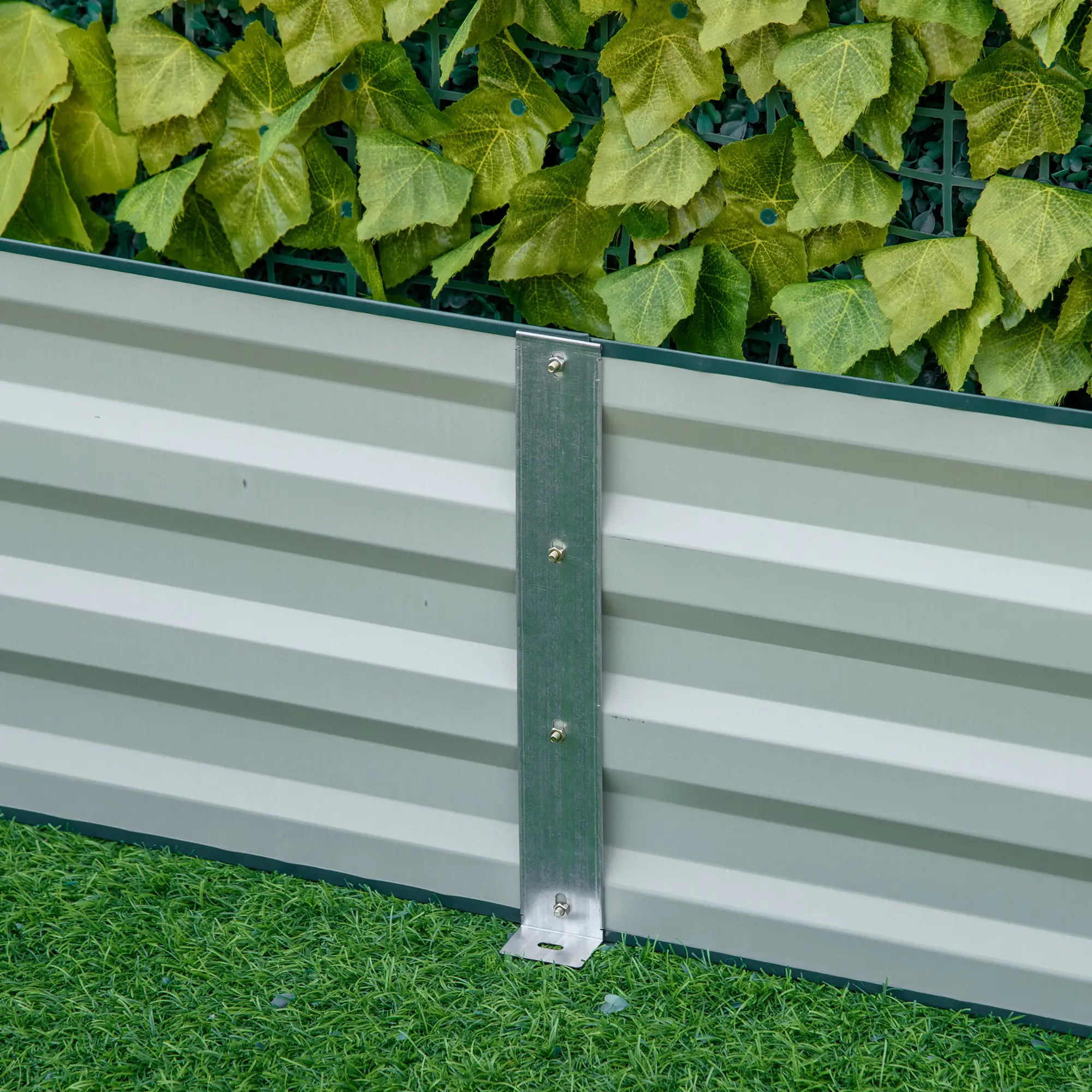 95" x 36" x 12" Galvanized Raised Garden Bed, Metal Elevated Planter Box - Image 11