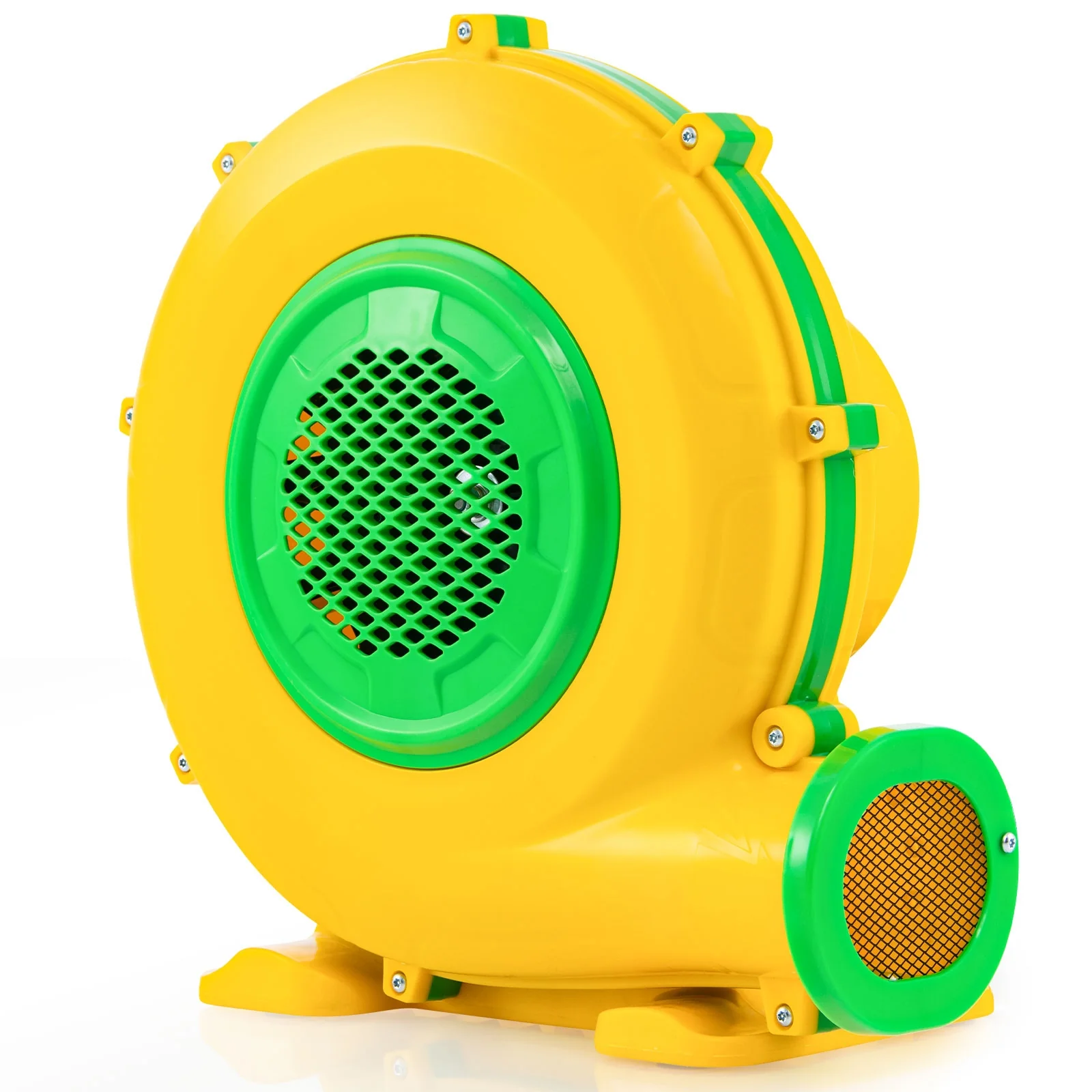 950W Air Blower Pump Fan With Handle, Ground Stakes, Yellow - Image 4