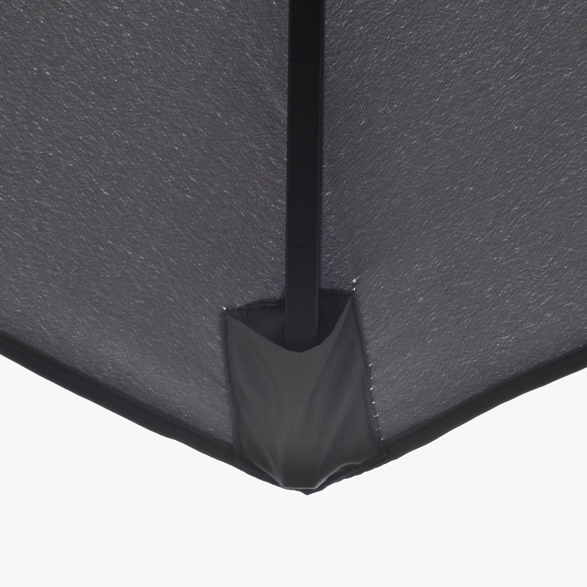9FT 3 Tiers Patio Umbrella, Crank Push Button Tilt, Light Grey - Image 10