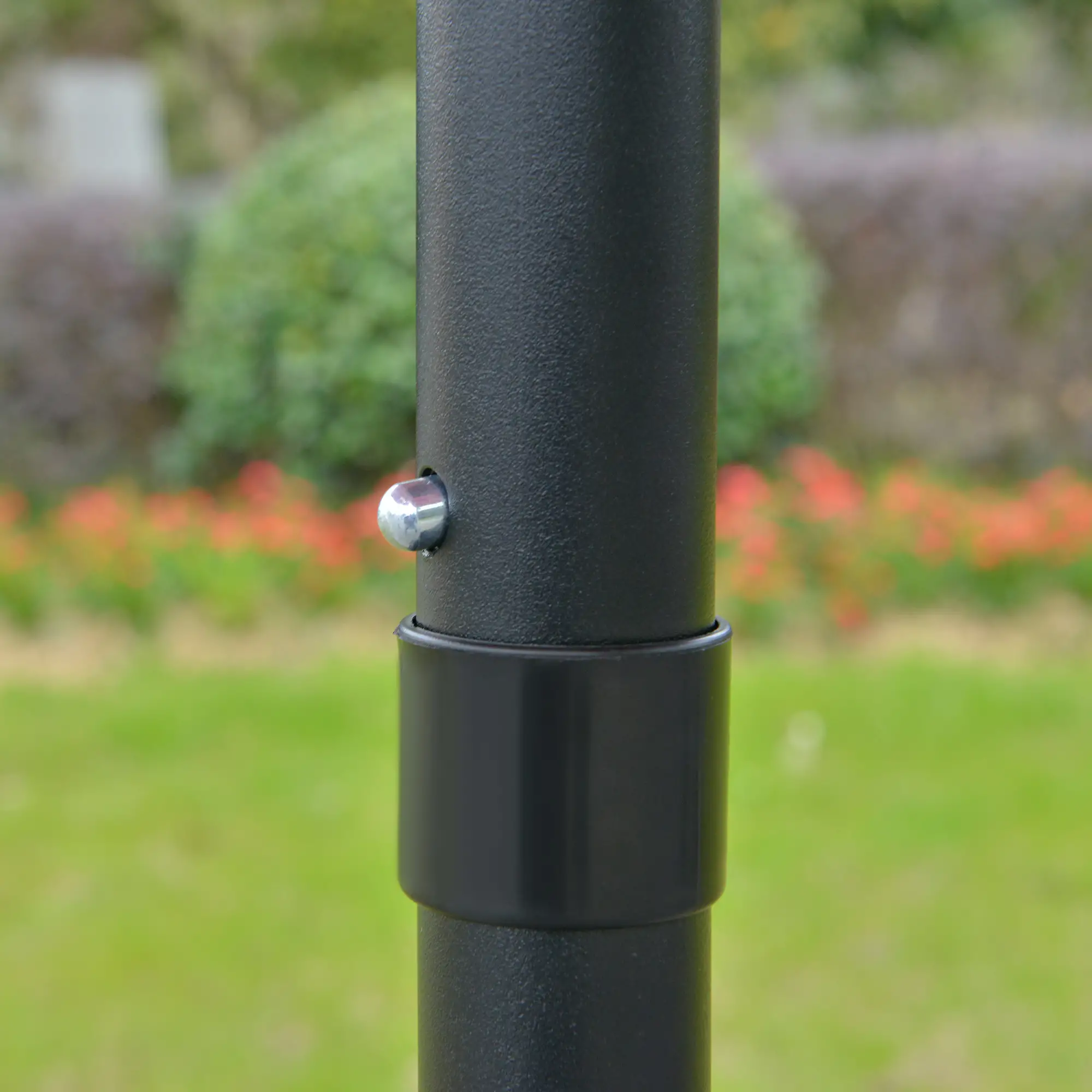 9FT 3 Tiers Patio Umbrella, Crank Push Button Tilt, Red - Image 10