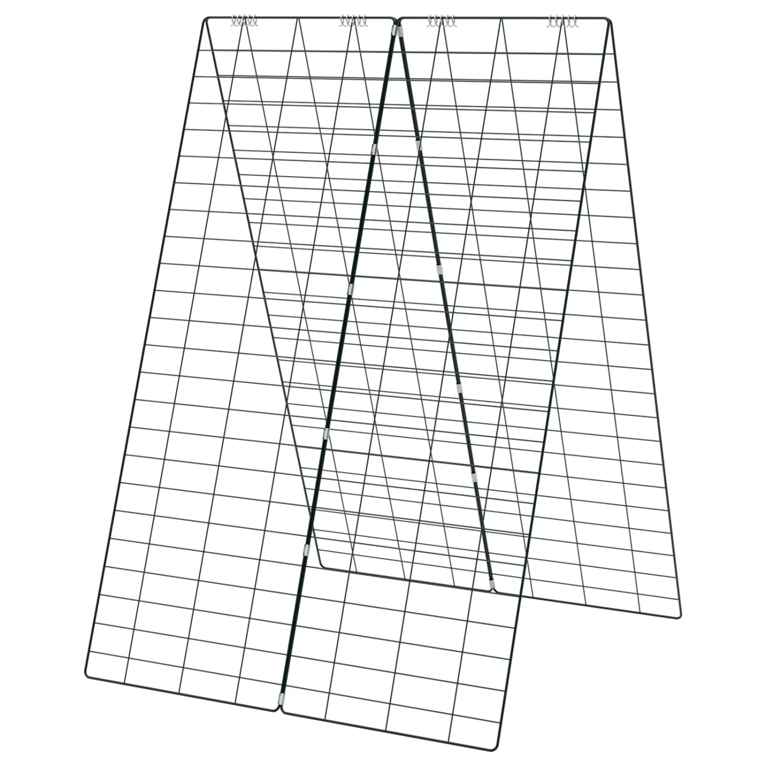 A-Frame Garden Trellis for Climbing Plants with Stakes, Green