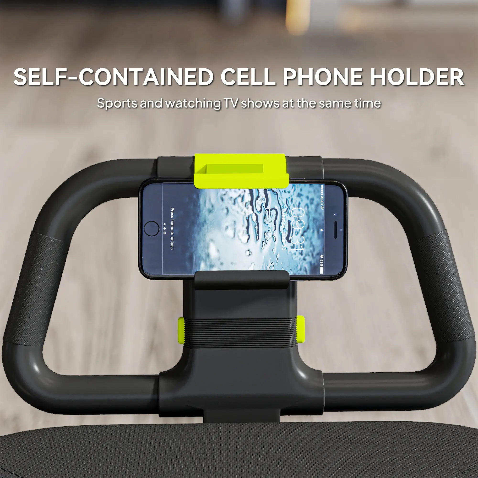 Ab Wheel Roller, Automatic Rebound, Core Trainer With Phone Holder - Image 6