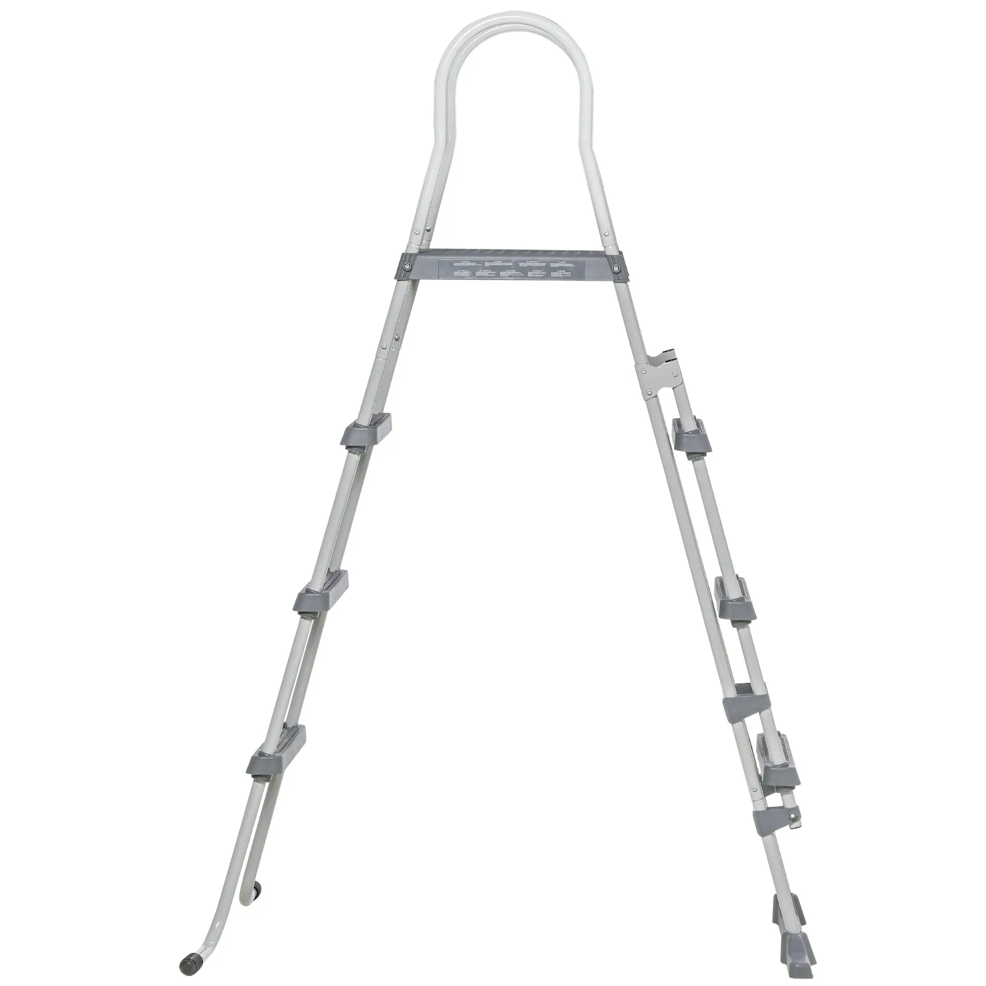 Above Ground Pool Ladder, 70", Fits 48" Pool Wall, Grey - Image 10