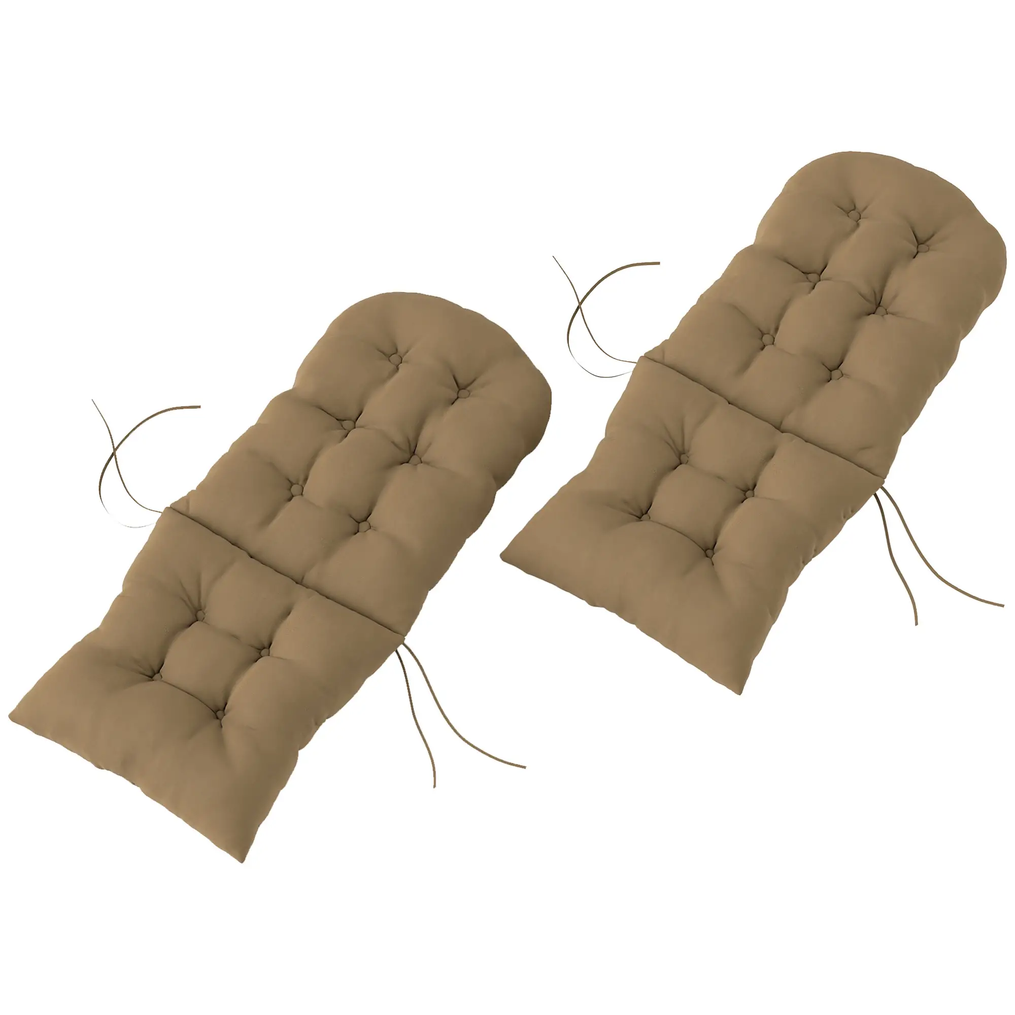 Adirondack Chair Cushions, Set of 2, Khaki