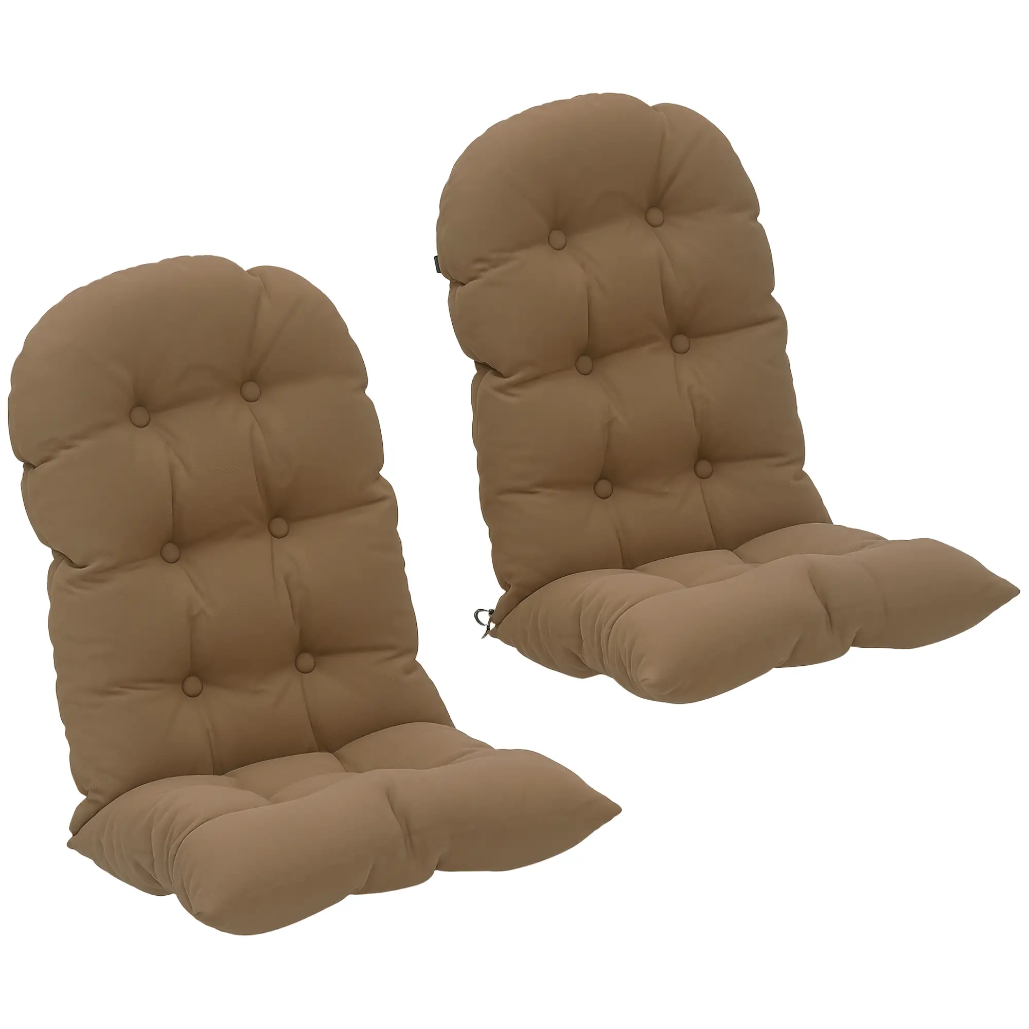 Adirondack Chair Cushions, Set of 2, Khaki - Image 11