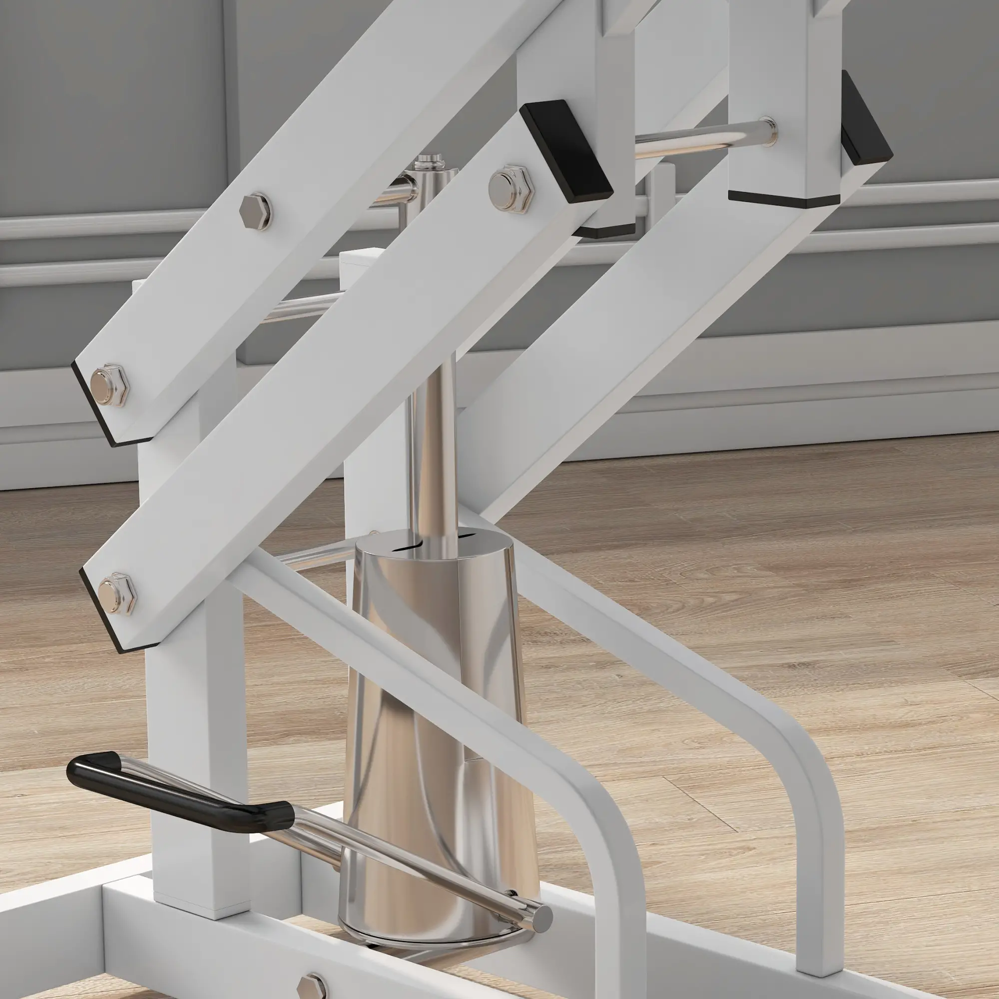 Adjustable Dog Grooming Table With Arm, Noose, Non-Slip, Blue - Image 9