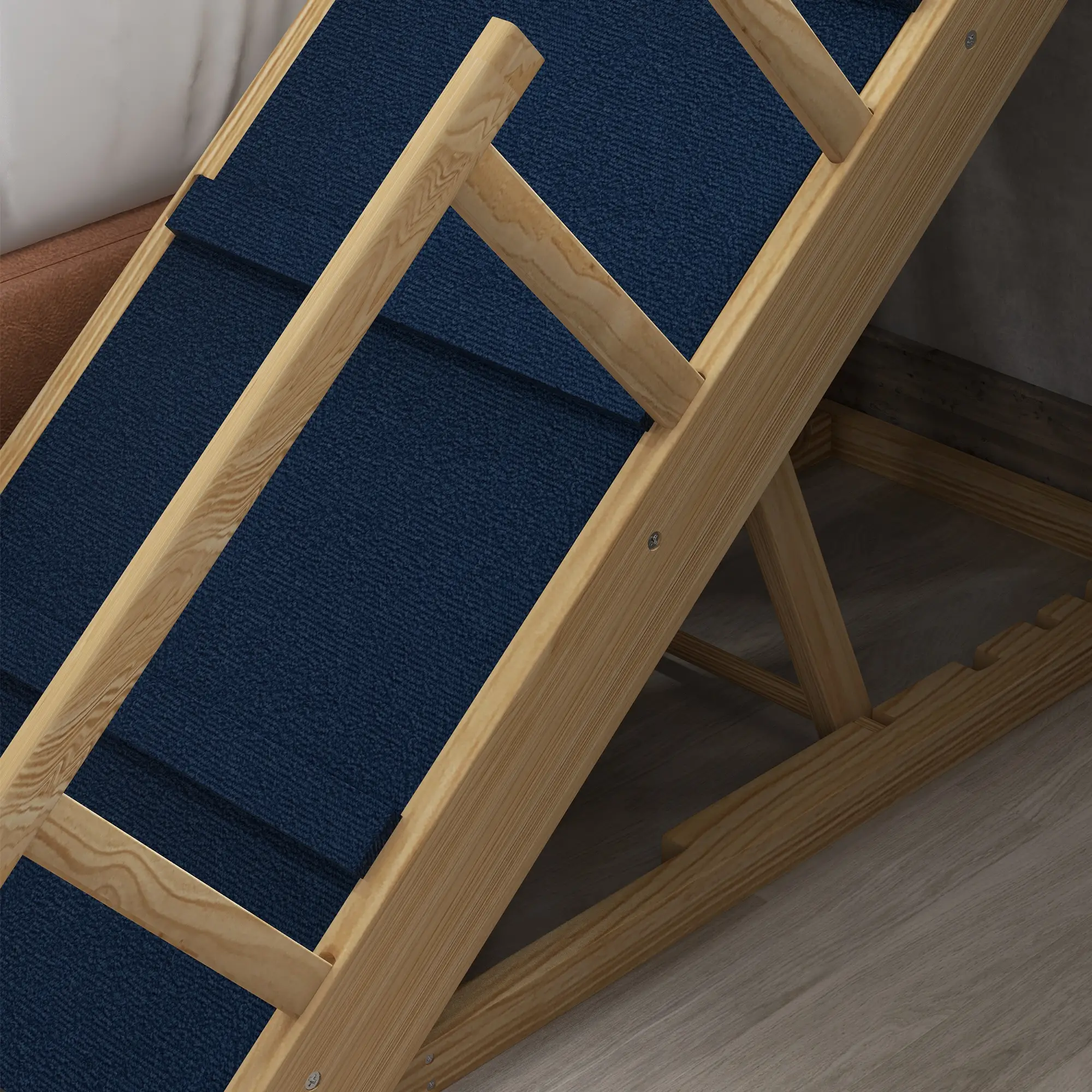 Adjustable Dog Stairs, Foldable Steps with Non-Slip Mat, for Small to Large Dogs - Image 10