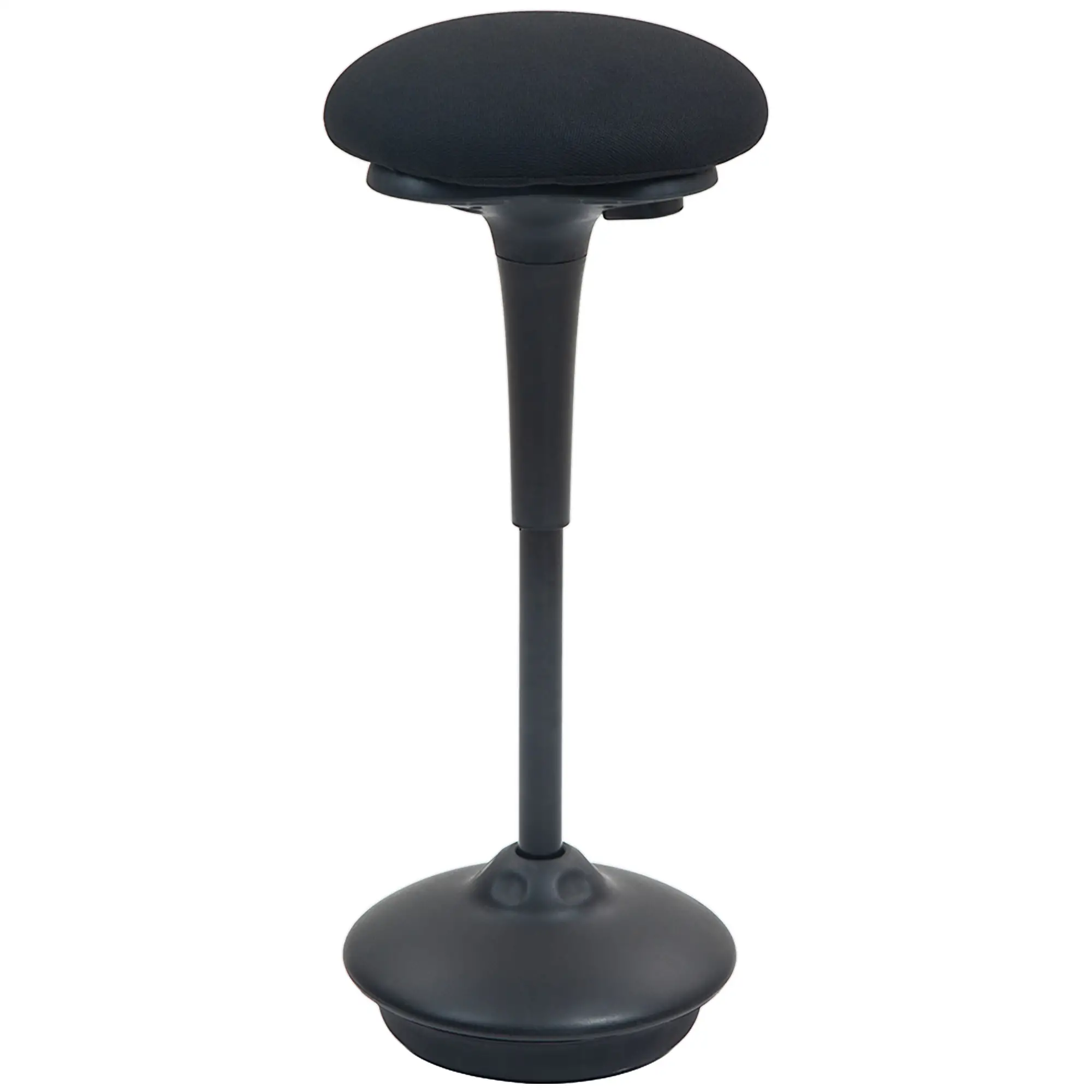 Adjustable Ergonomic Standing Stool, Swivel Backless Wobble Chair