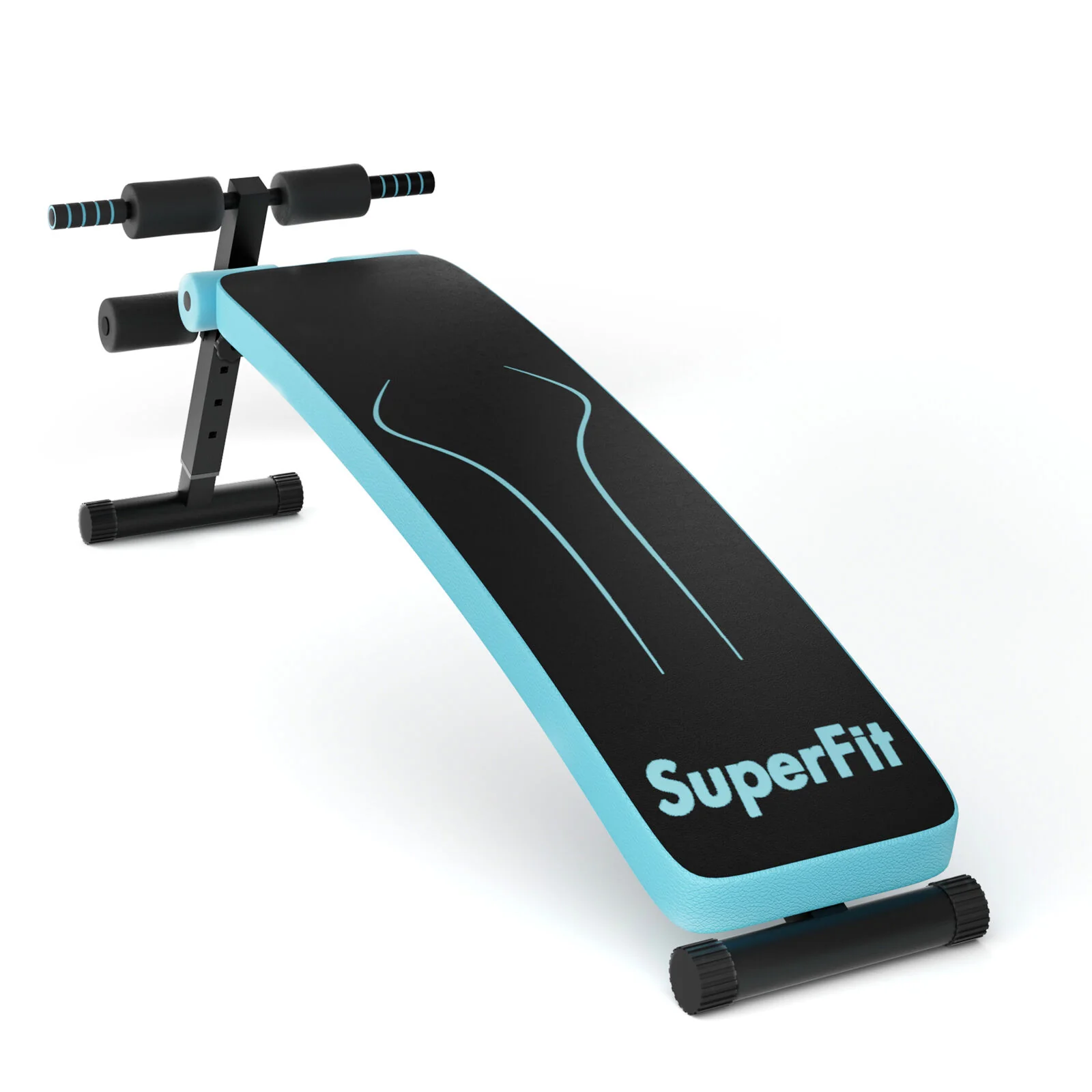 Adjustable Folding Weight Bench, Sit-Up Board, Blue - Image 8