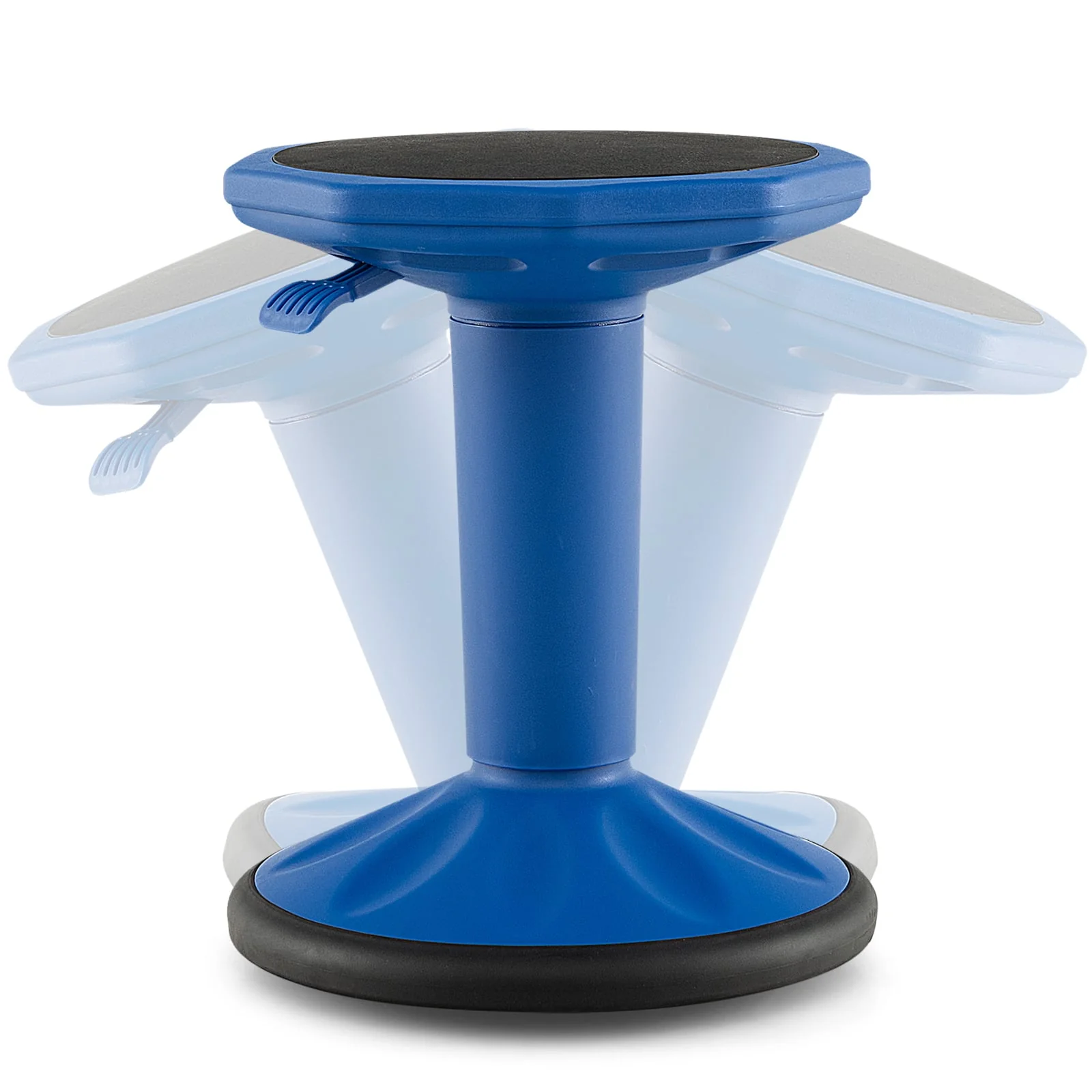 Adjustable Height Wobble Chair, Active Learning Stool, Navy
