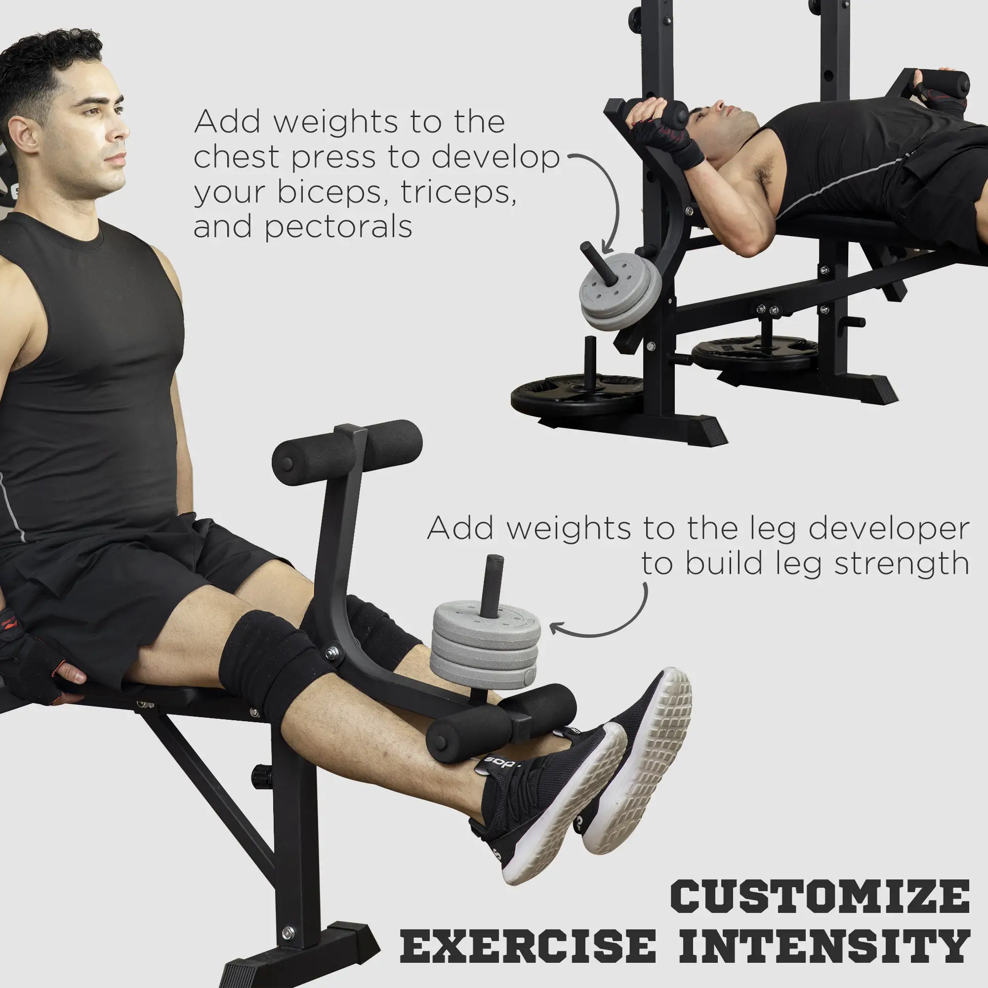 Adjustable Weight Bench With Pulley System, Full Body Workout - Image 7