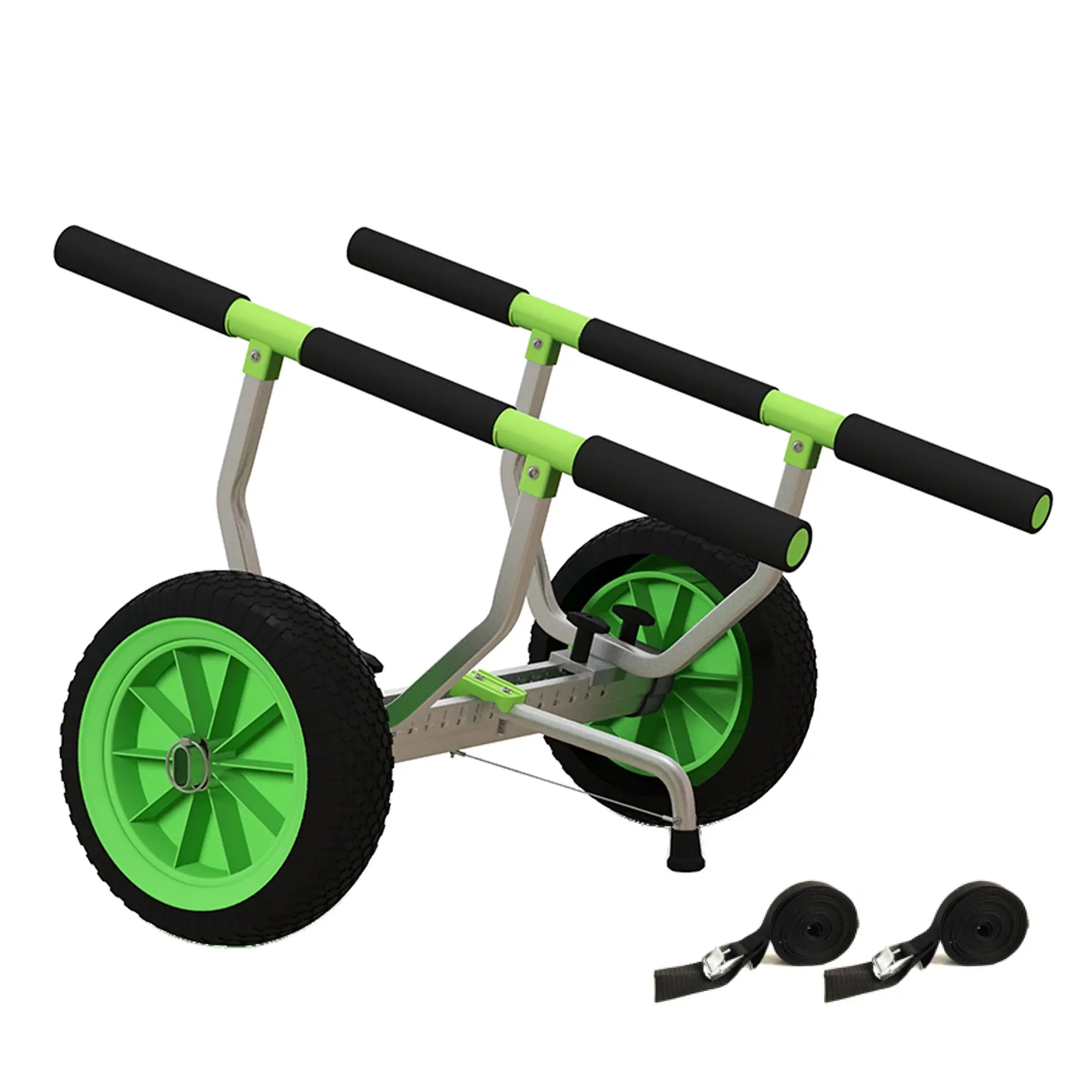 Adjustable Width Kayak Cart Dolly, Green - Image 11