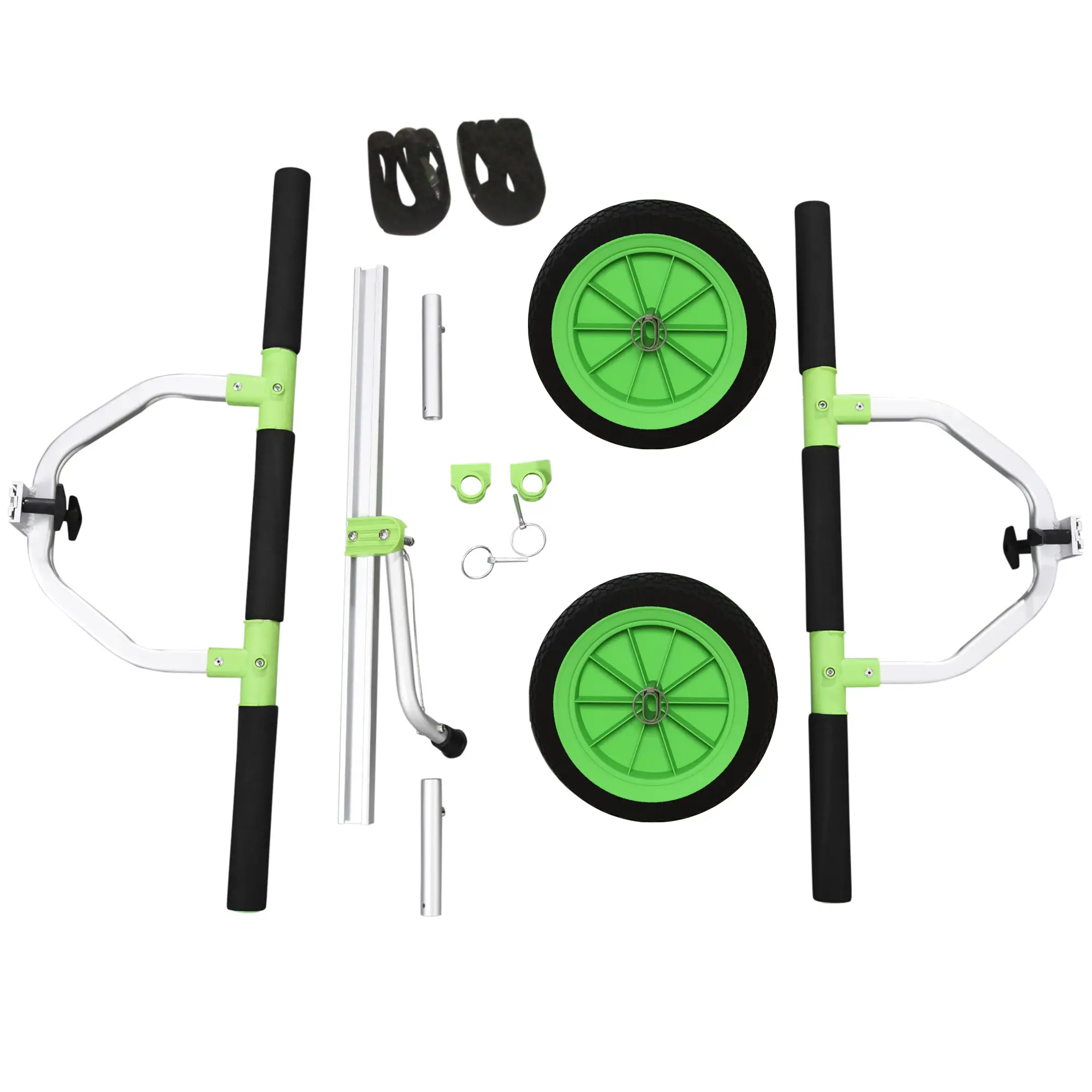 Adjustable Width Kayak Cart Dolly, Green - Image 9