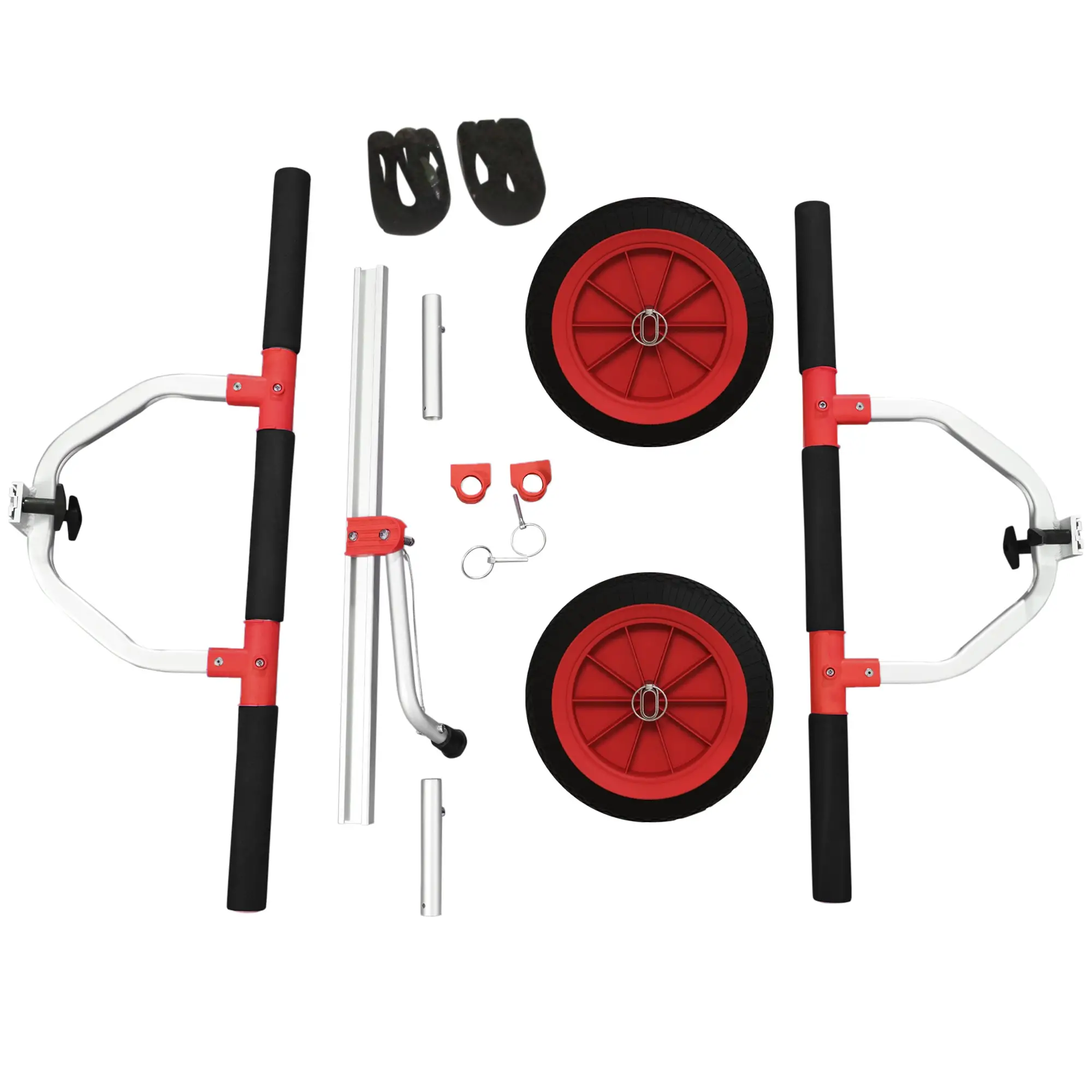 Adjustable Width Kayak Cart Dolly, Red - Image 9