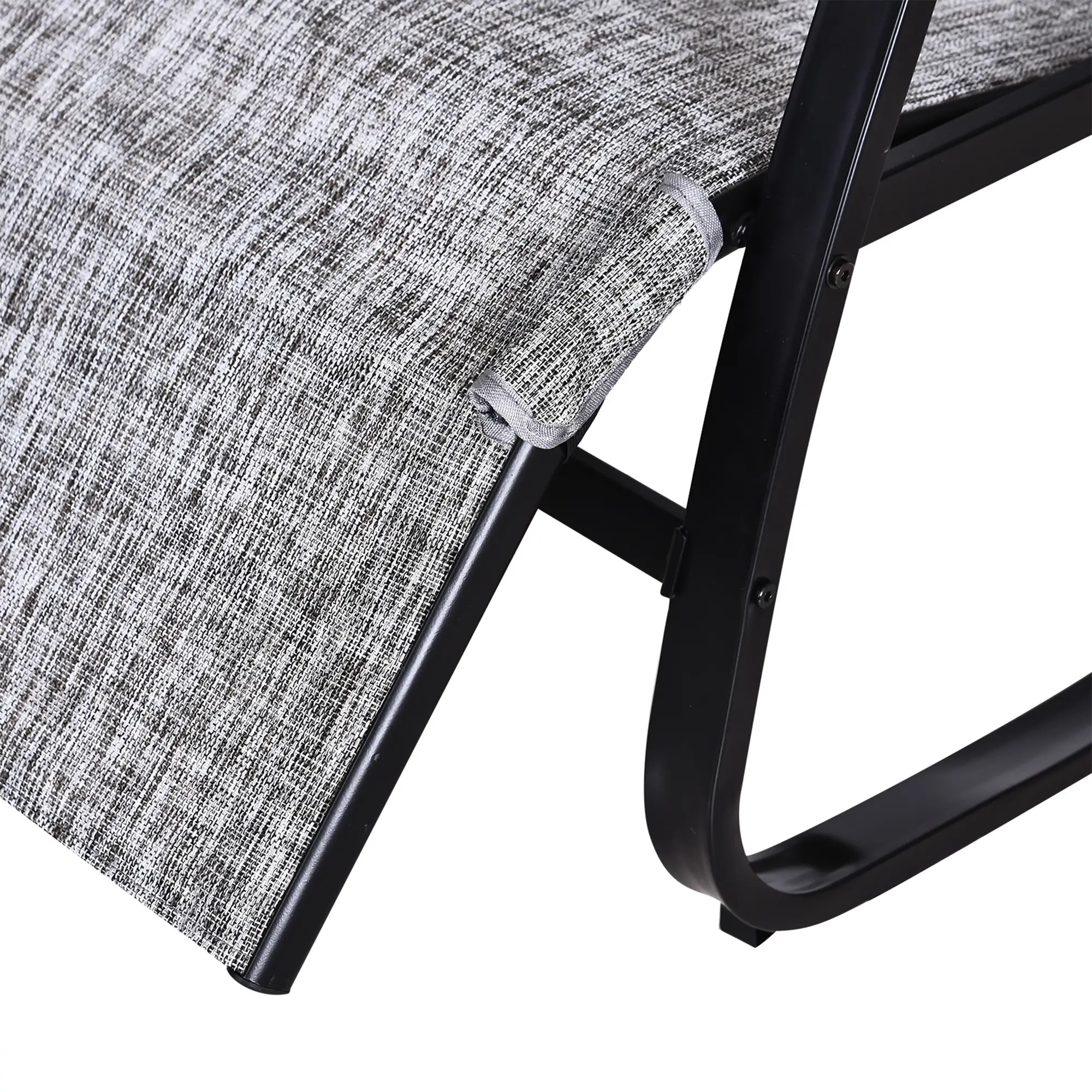 Adjustable Zero Gravity Rocking Lounge Chair, Outdoor Recliner w/ Pillow, Footrest - Image 9