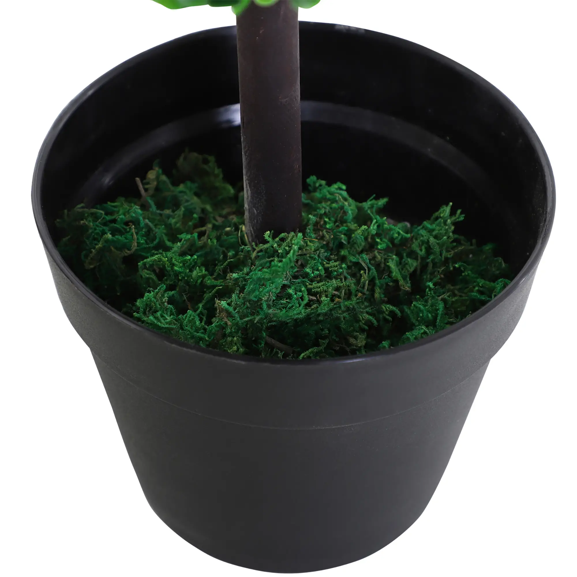 Artificial Ball Boxwood Topiary Trees, 44.1", Fake Plants In Pots, Dark Green - Image 10