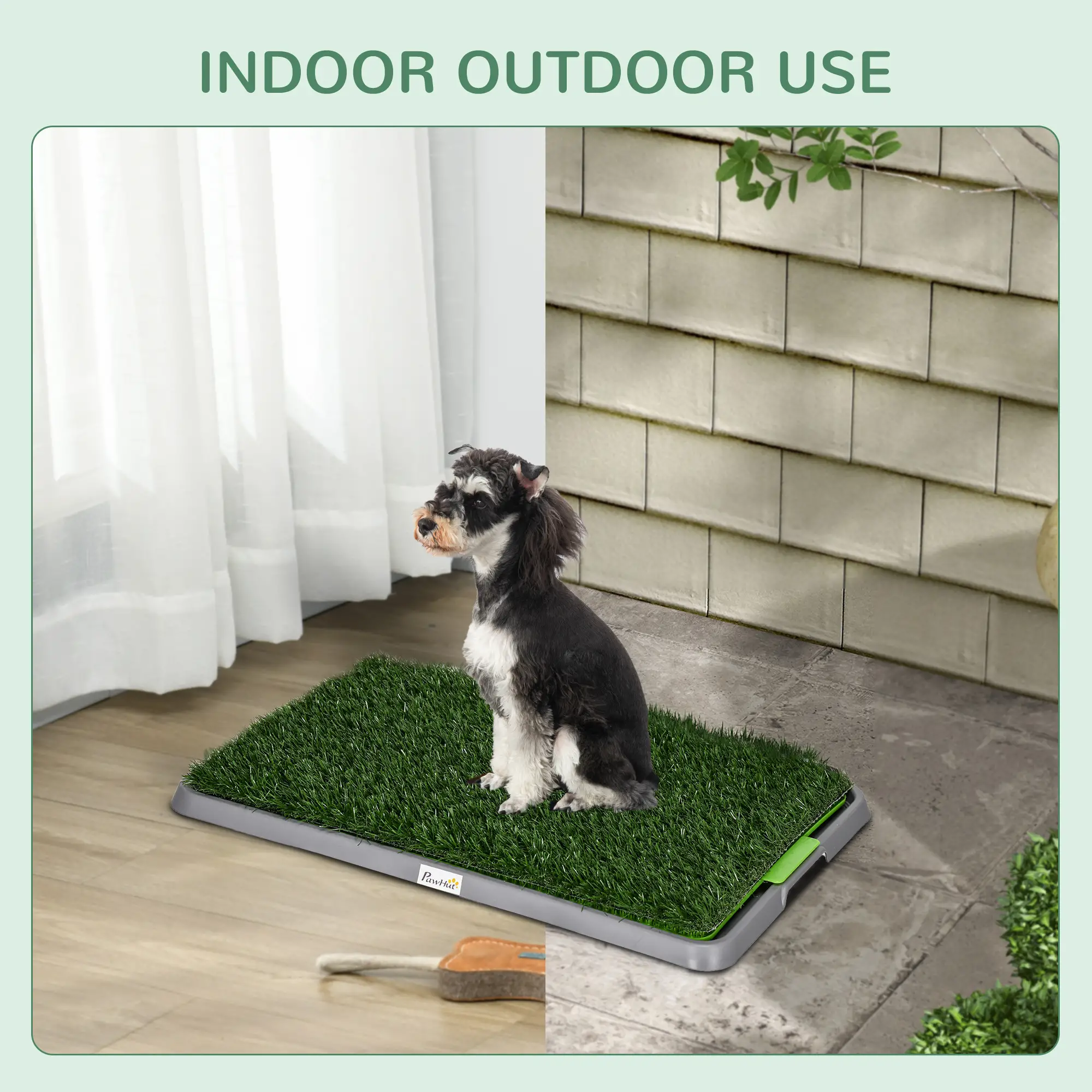 Artificial Grass Dog Pee Pad, 26" x 16", Green - Image 7