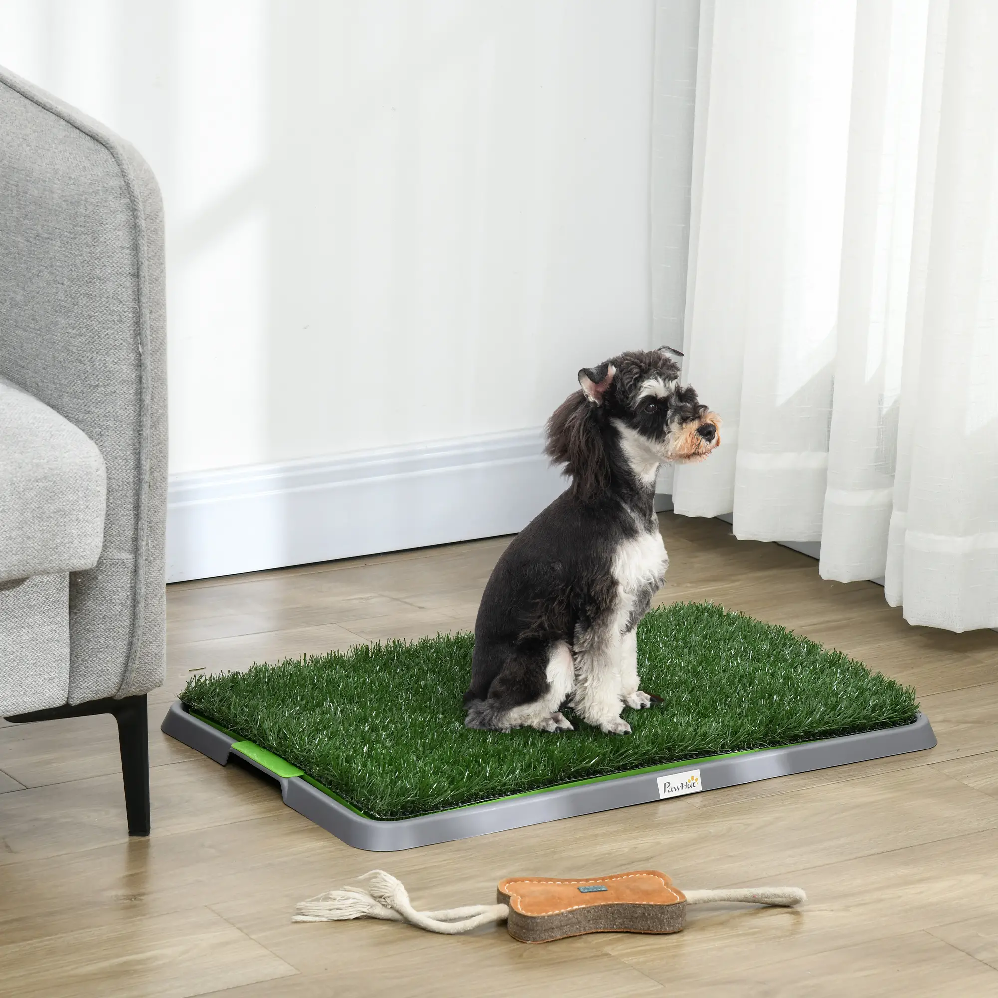 Artificial Grass Dog Pee Pad, 26" x 16", Green - Image 8