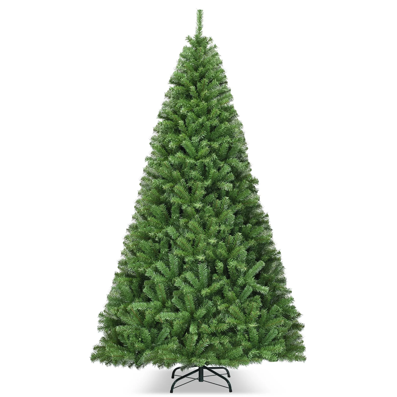 Artificial Hinged PVC Christmas Tree, 9 ft, Green - Image 4
