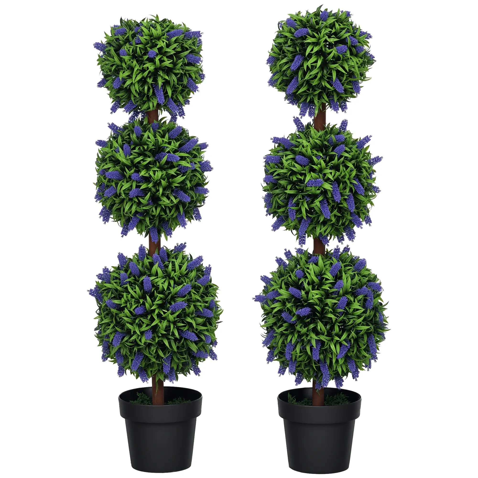 Artificial Lavender Plant Set, 3.5ft, Indoor Outdoor Decor - Image 11