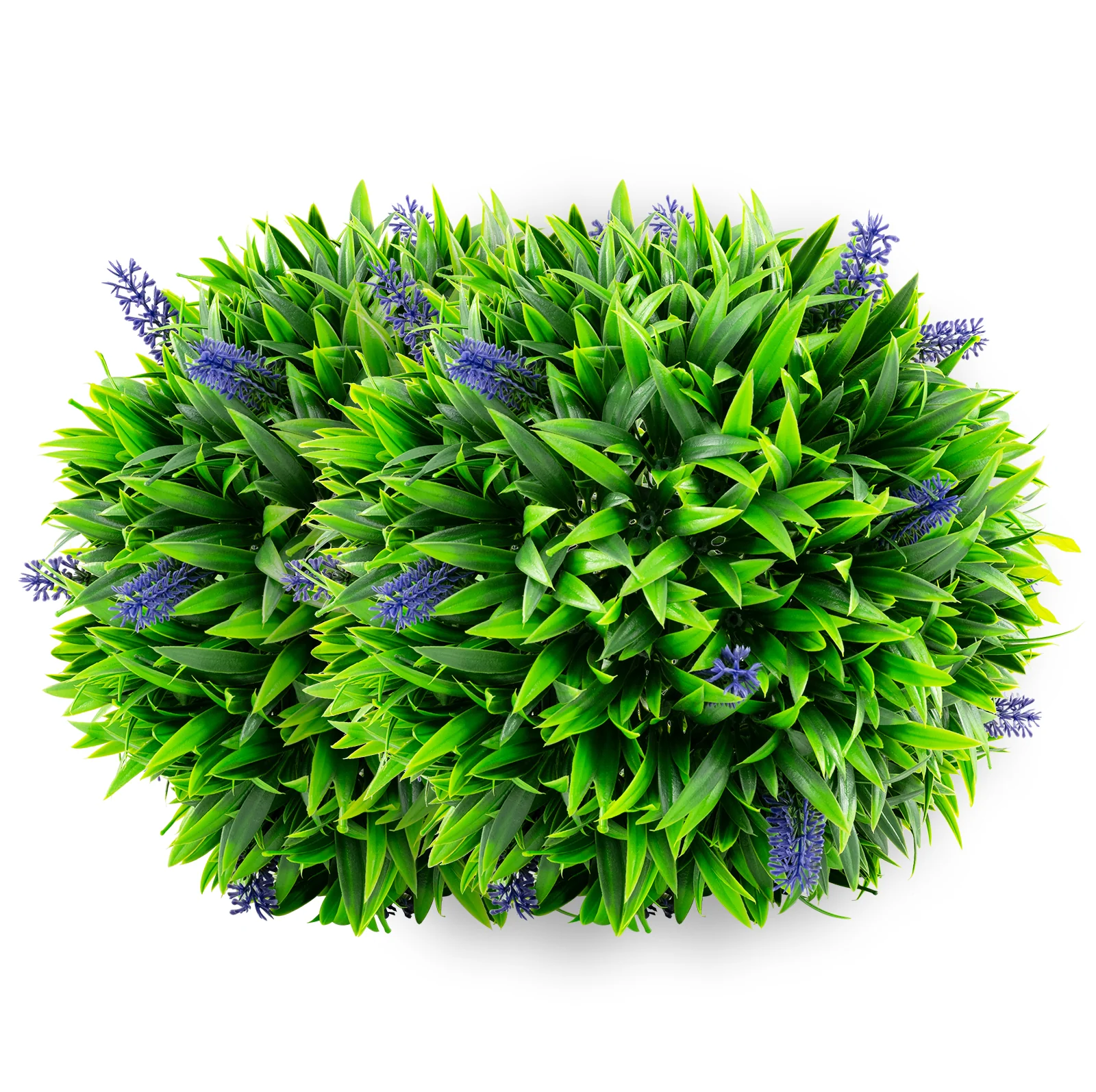 Artificial Lavender Topiary Balls With Flowers, 2 Pieces, Green - Image 4