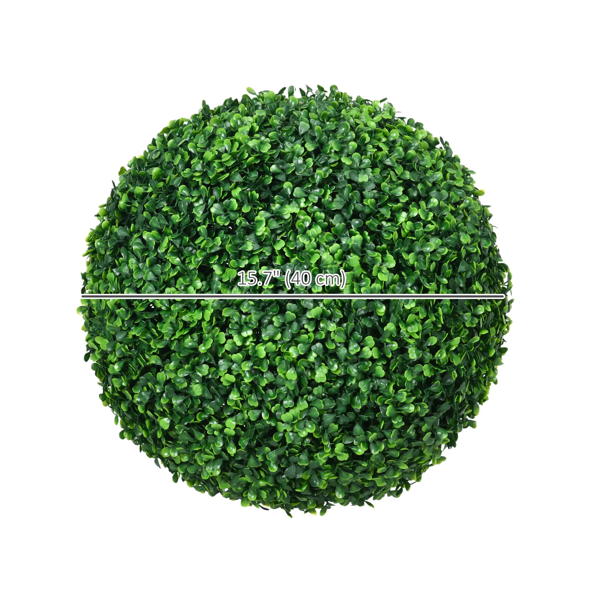 Artificial Tree Boxwood Topiary Balls, 15.7 Inch, 2 Pack - Image 3