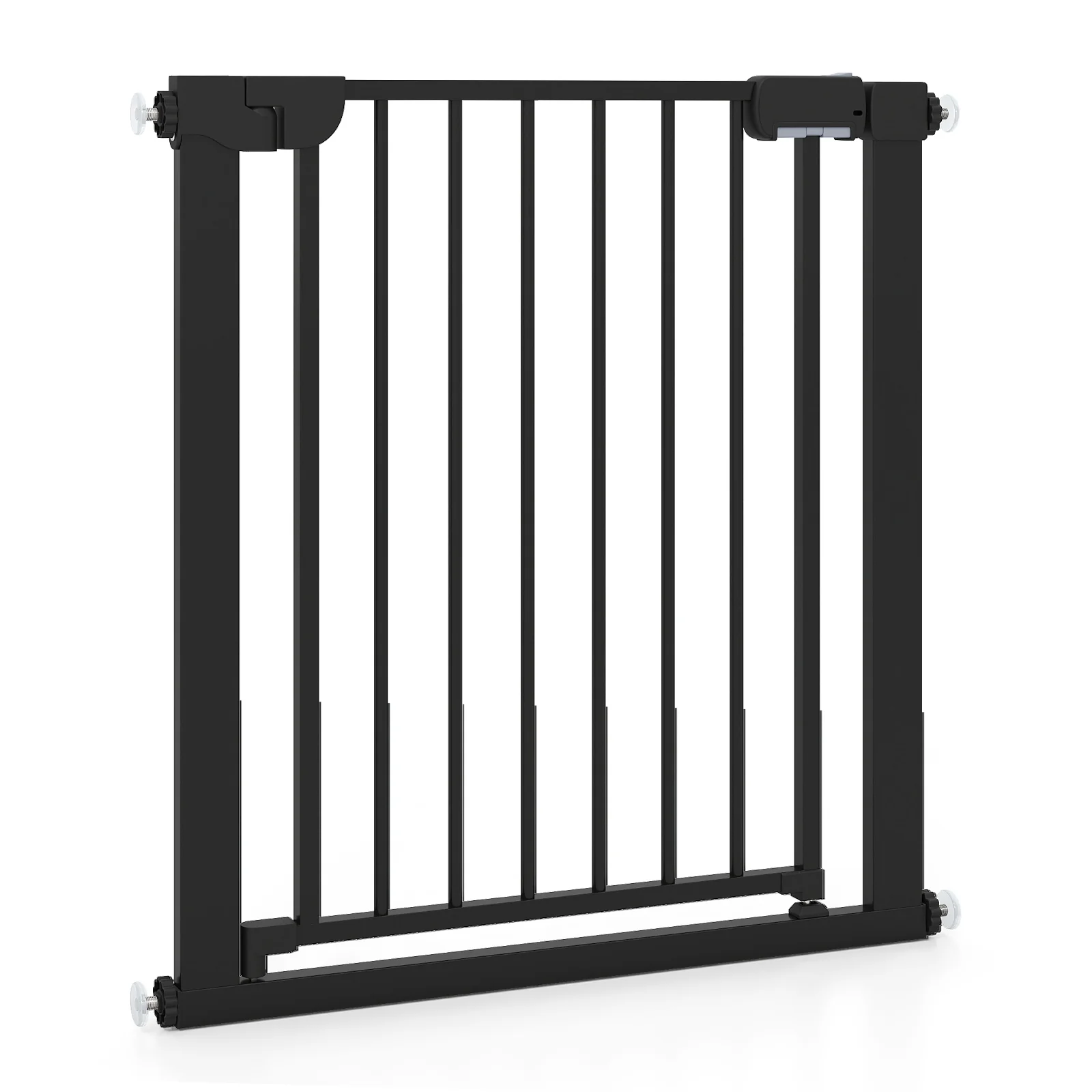 Auto-Close Baby Gate, Pressure Mounted, Black - Image 5