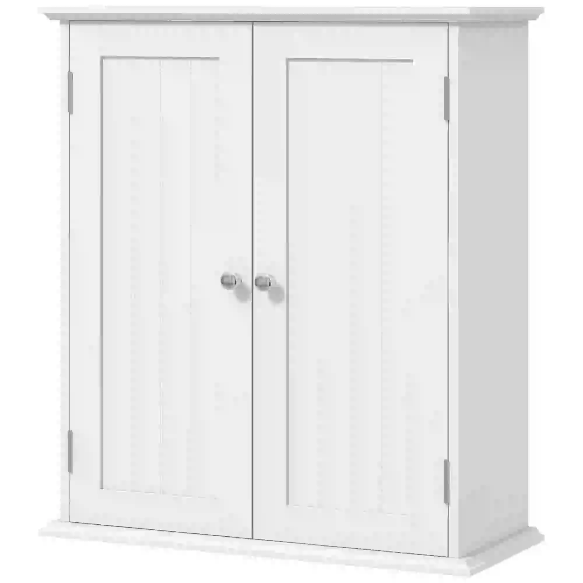 Bathroom Medicine Cabinet, Wall Cabinet with 2 Doors and Adjustable Shelf, Space Saver Over Toilet Cabinet