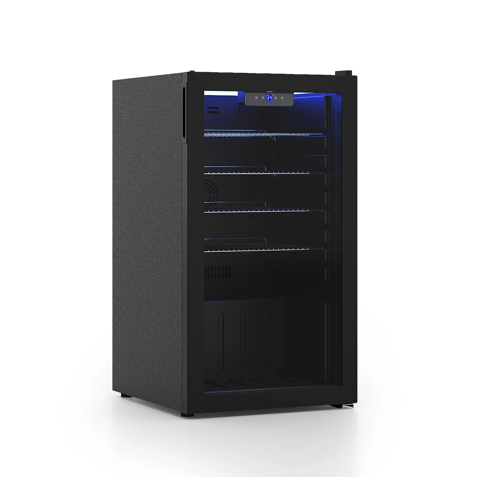 Beverage Refrigerator Cooler, Glass Door, Black - Image 4
