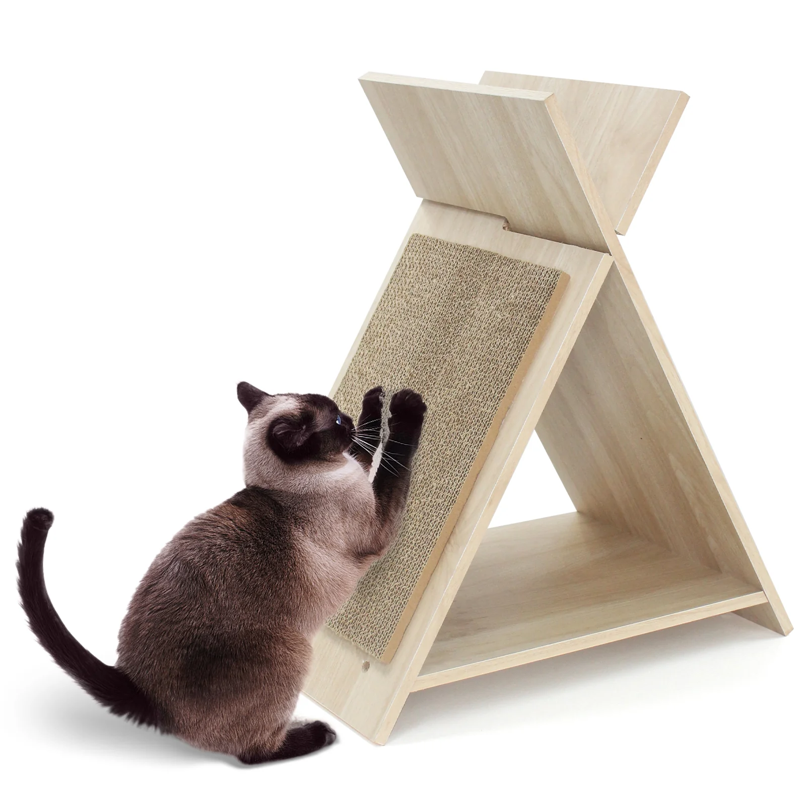 Cat Scratcher for Claw Sharpening and Furniture Protection-NA, Natural - Image 7
