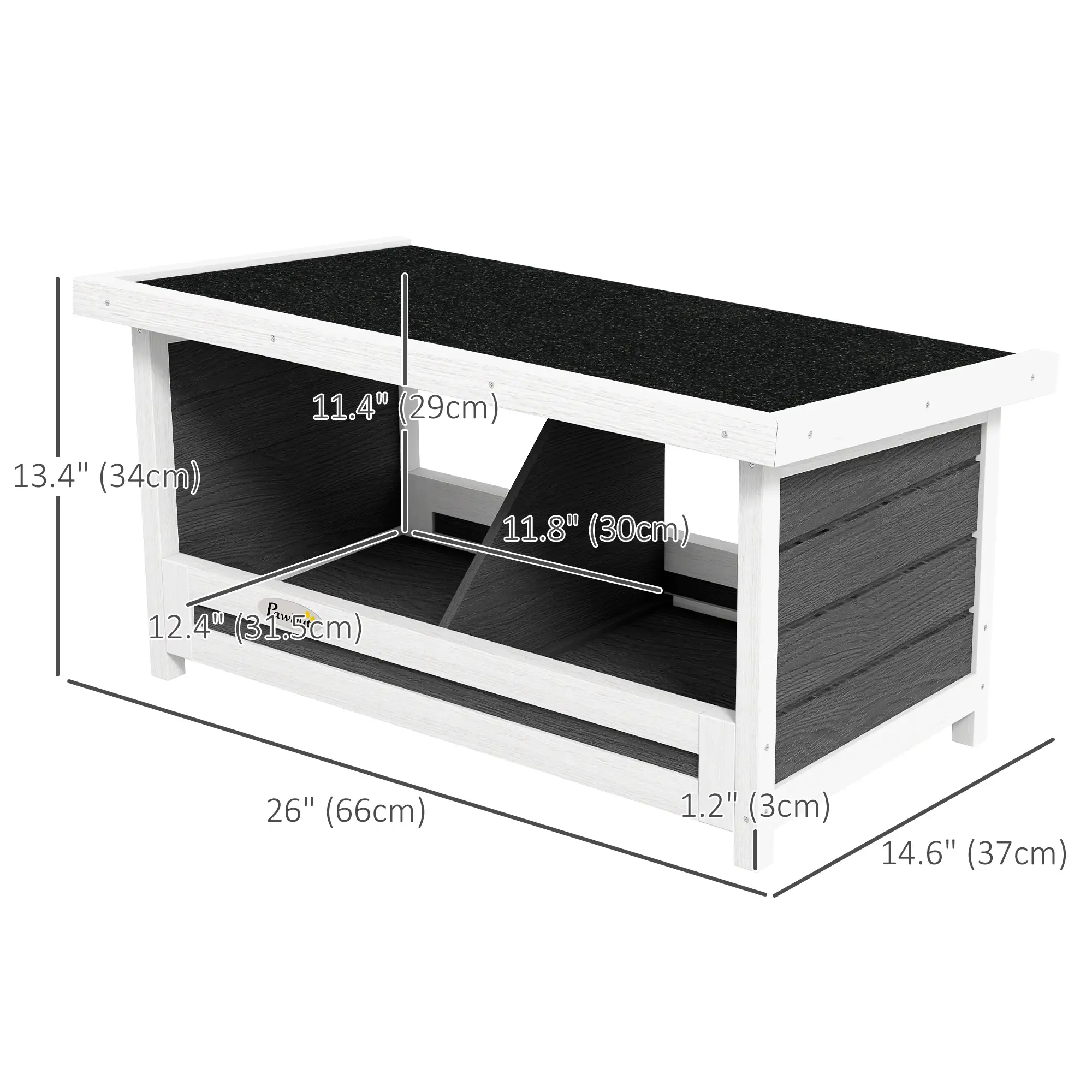 Chicken Nesting Boxes, Asphalt Roof, Indoor Outdoor, Up to 2 Hens - Image 3