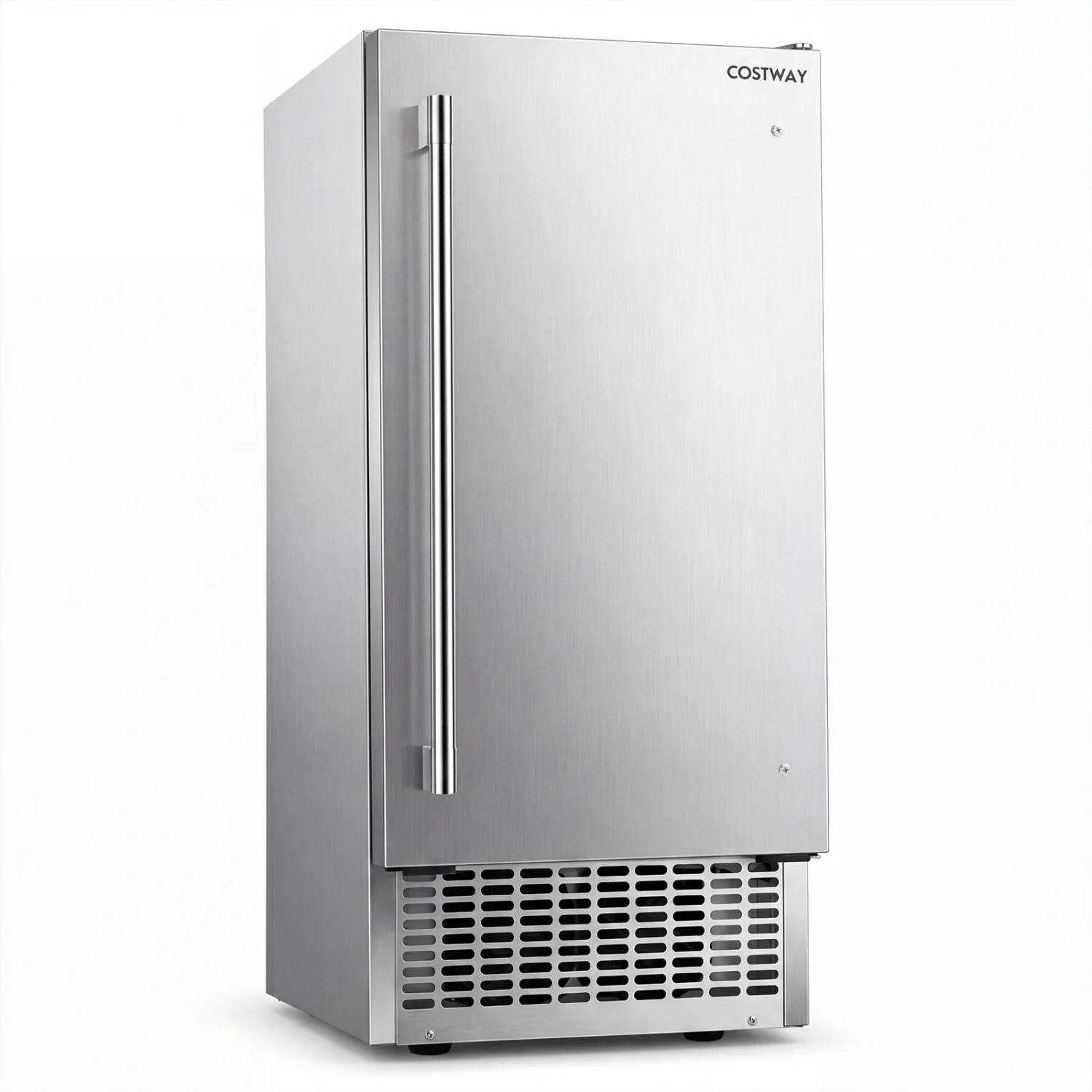 Commercial Ice Maker, 25 lbs Storage Capacity, Home Bar Cafe