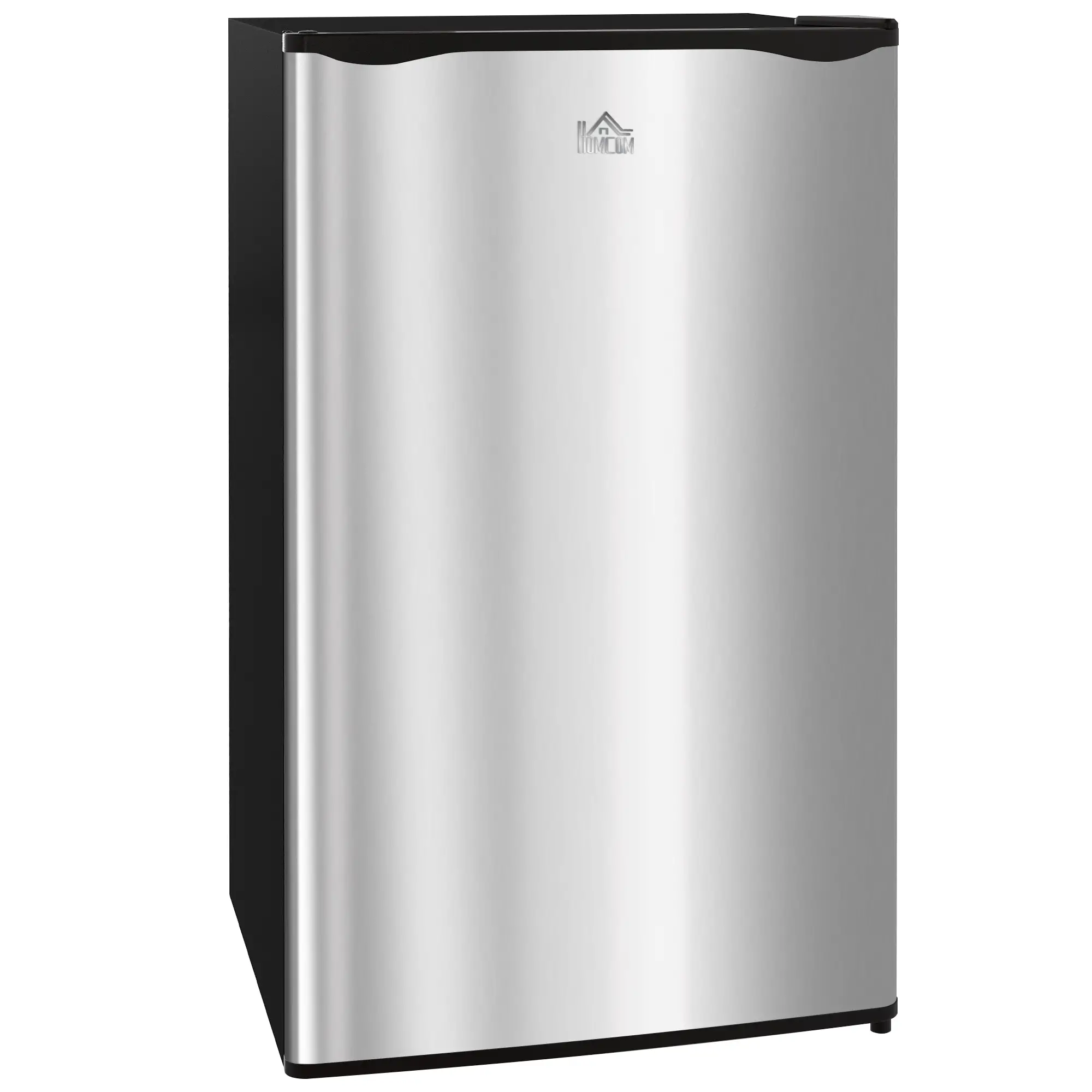 Compact Refrigerator, Mini Fridge with Freezer, Adjustable Shelf, Silver - Image 11