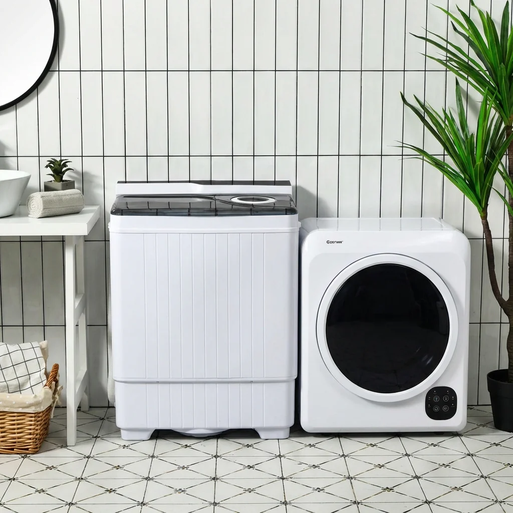 Compact Washer Dryer Laundry Combo for Household - Image 2