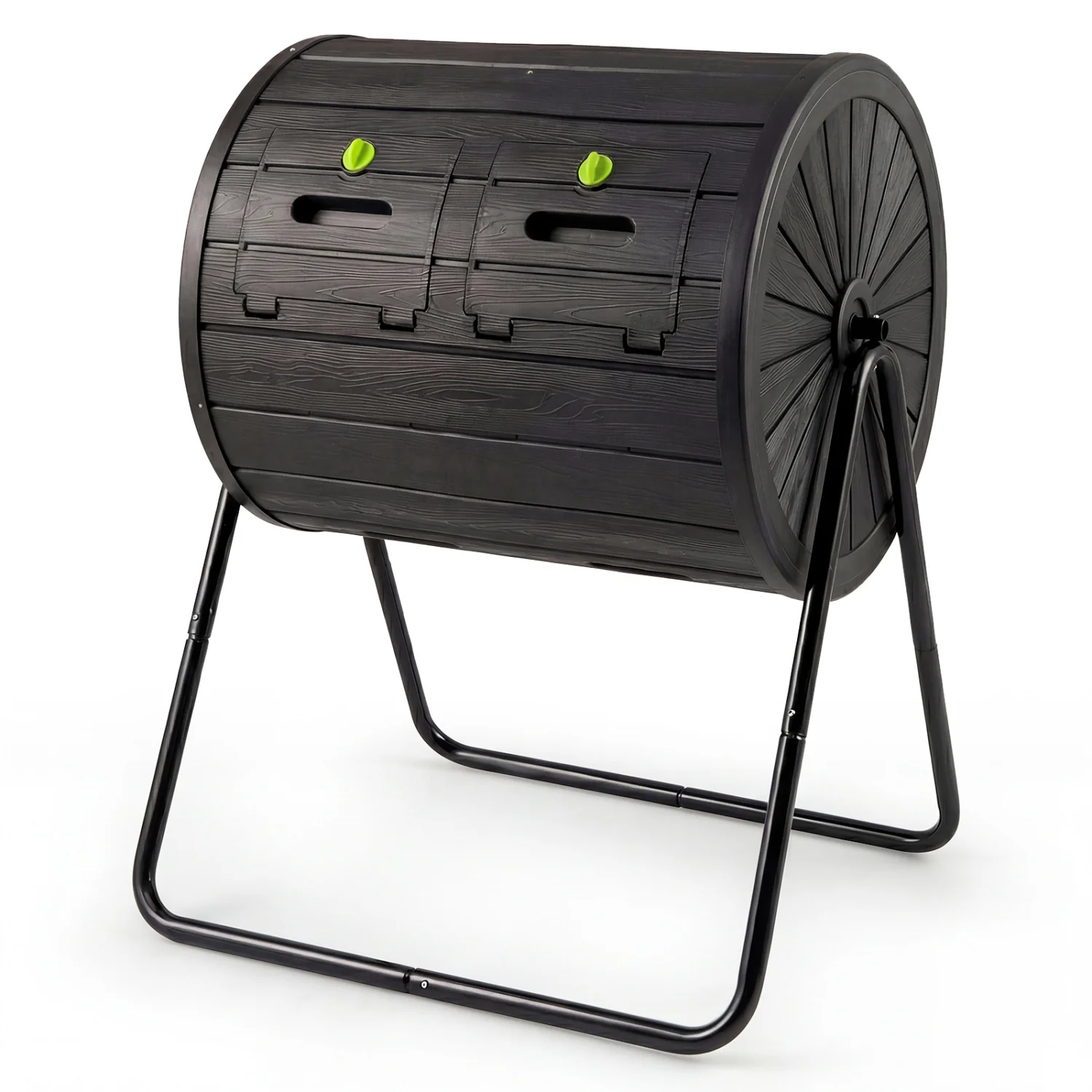 Compost Tumbler 37.5 Gallon Large Outdoor Compost Bin, Black - Image 3