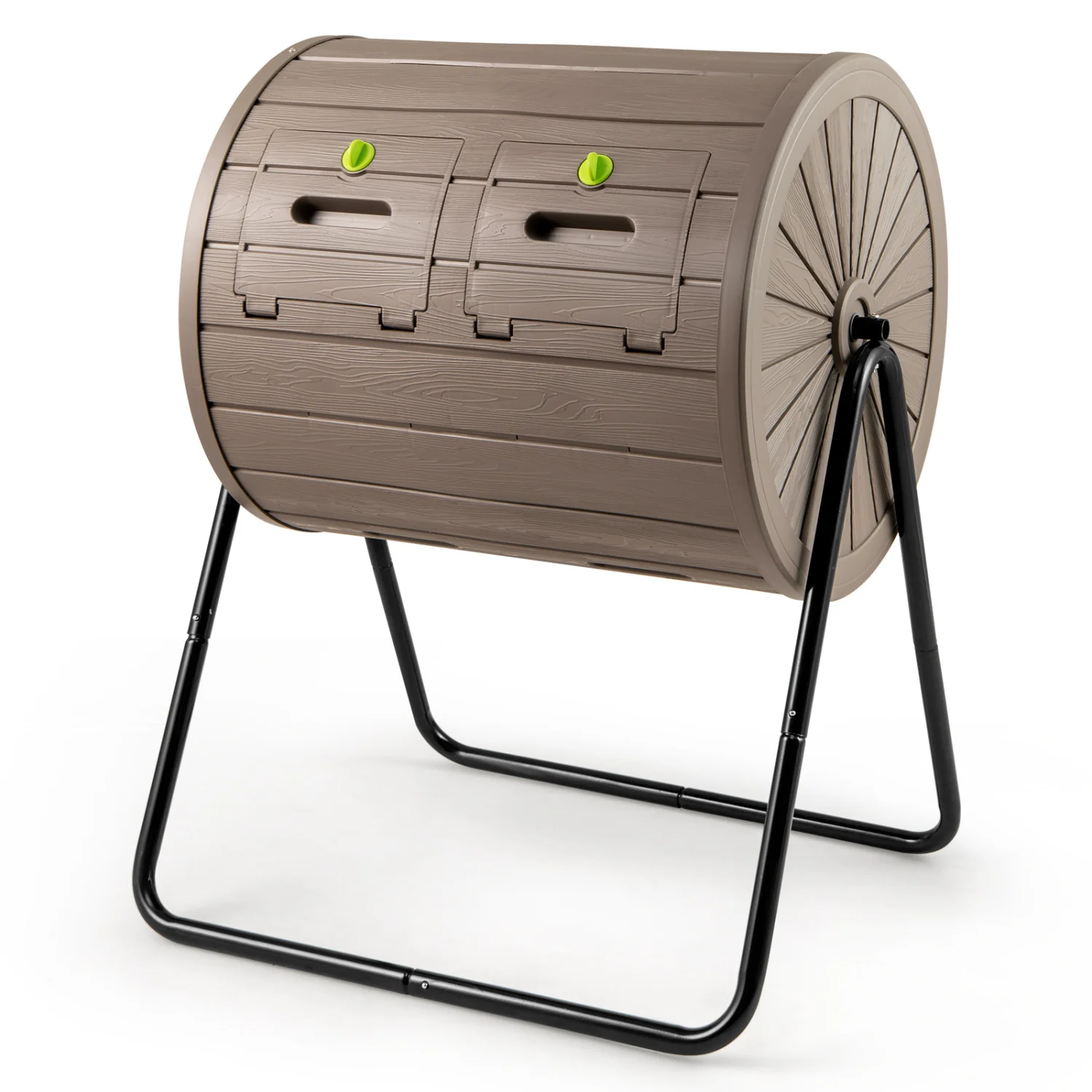 Compost Tumbler 37.5 Gallon Large Outdoor Compost Bin, Coffee - Image 3