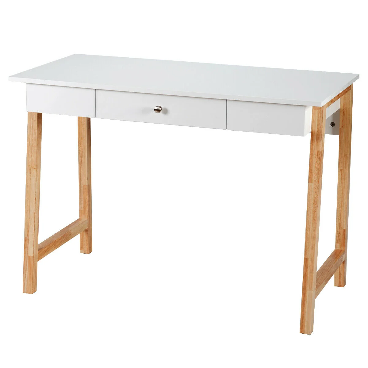 Computer Desk, Laptop PC Writing Table, Natural