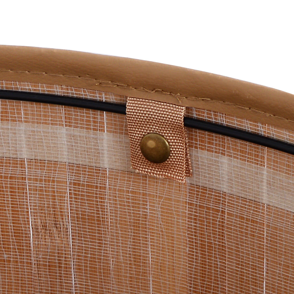 Corner Bamboo Hamper Laundry Basket, Natural - Image 8