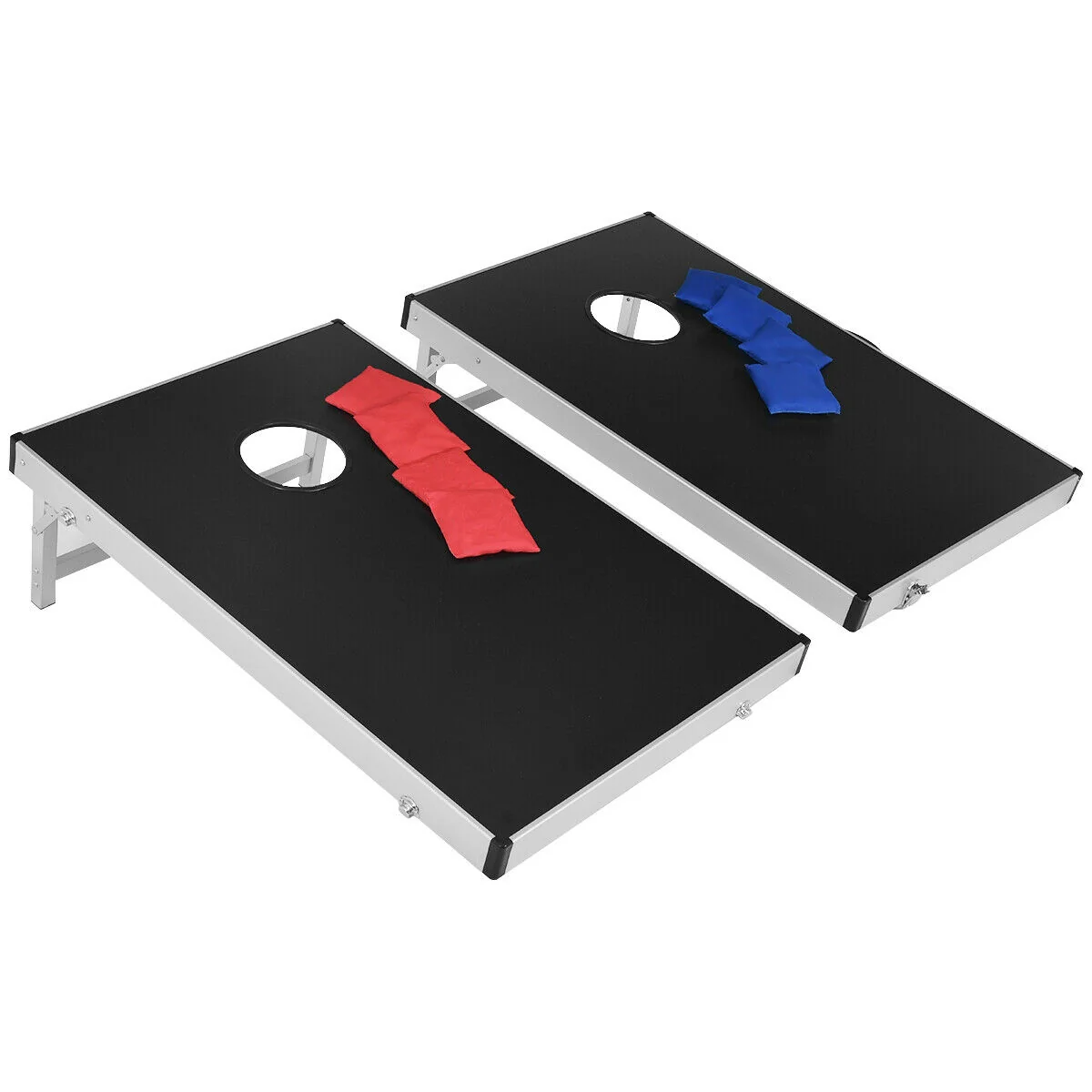 Cornhole Set, Foldable Design, Side Handle