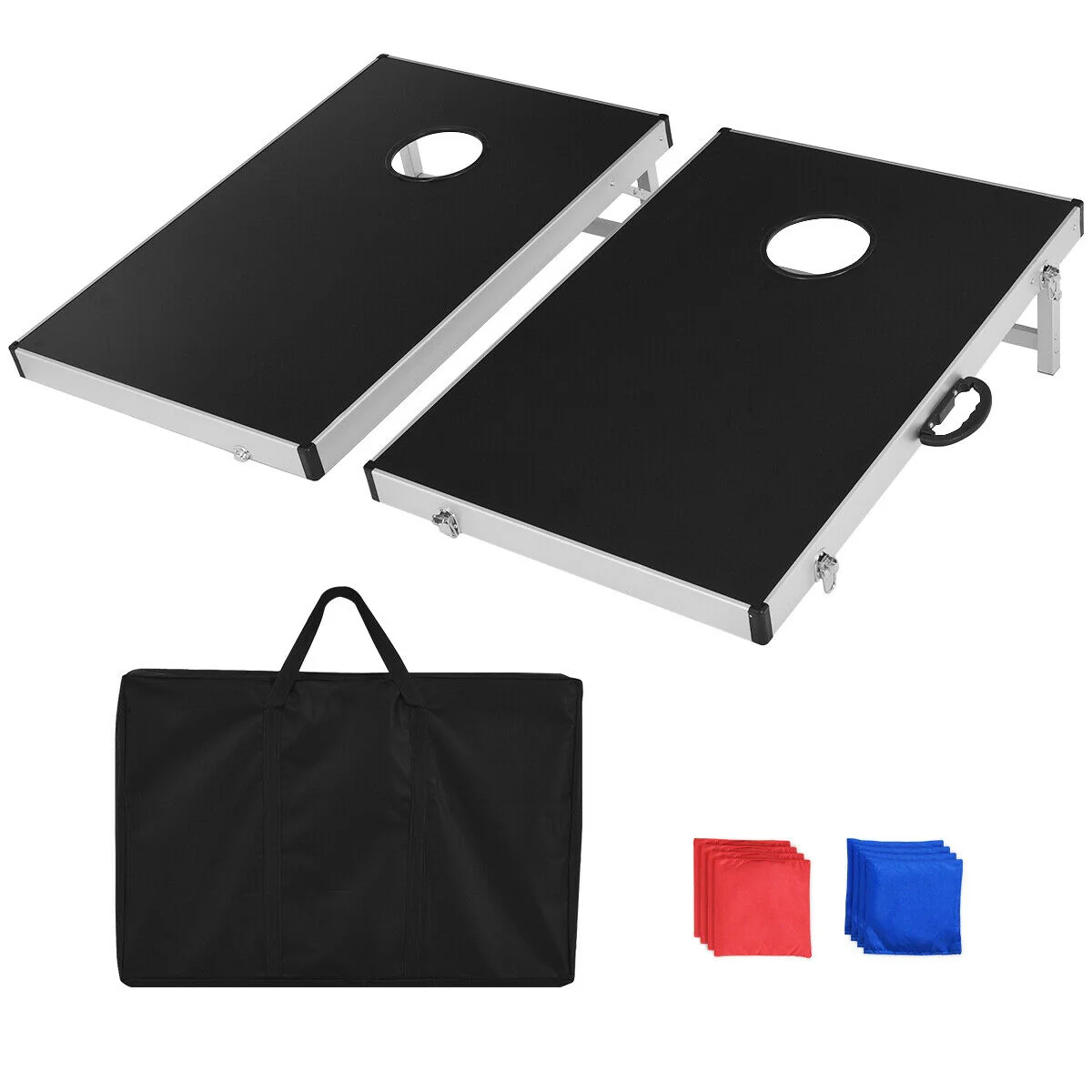 Cornhole Set, Foldable Design, Side Handle - Image 6