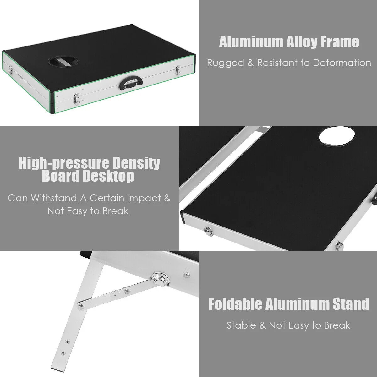 Cornhole Set, Foldable Design, Side Handle - Image 8