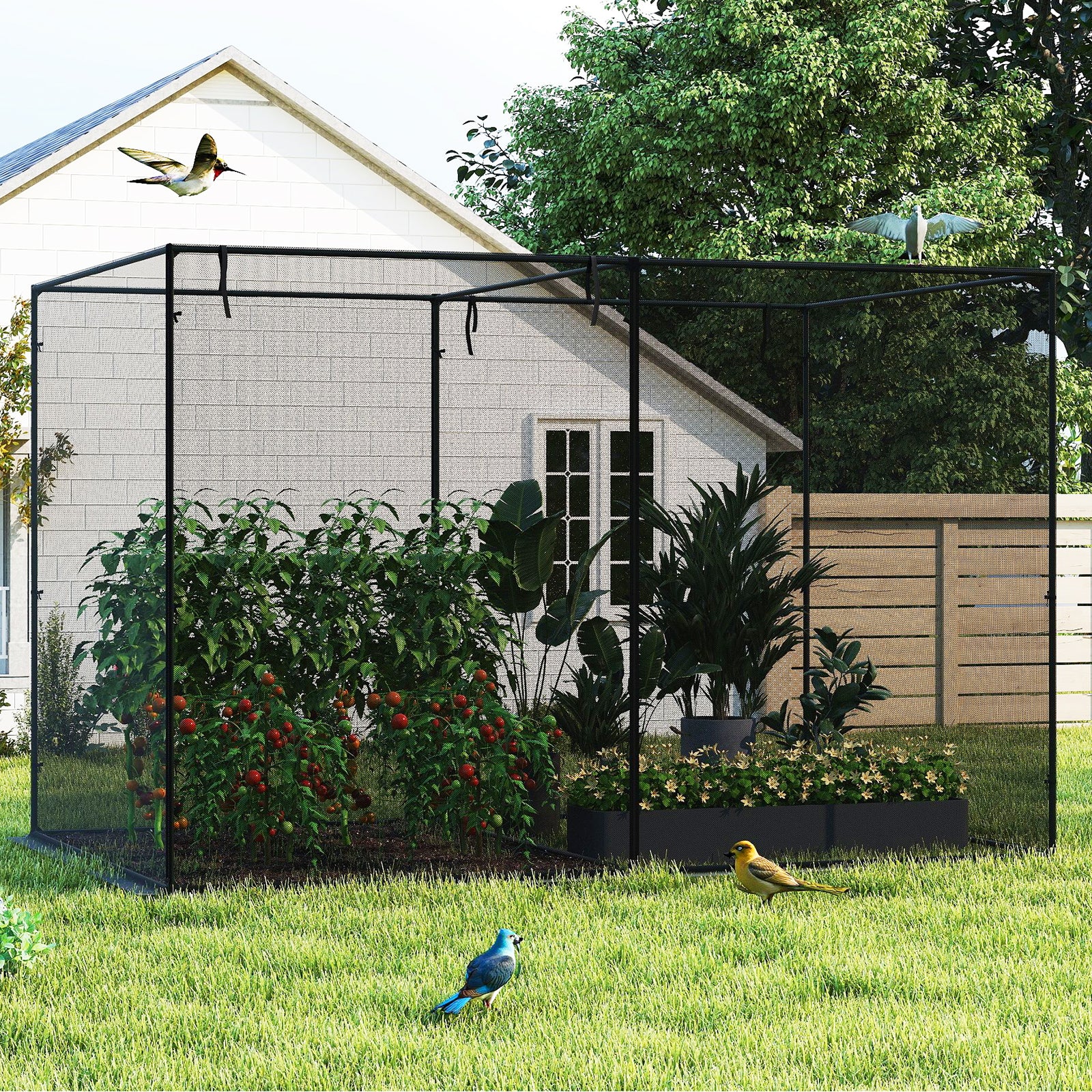 Crop Cages with 6 Ground Nails for Garden Plant - Image 3