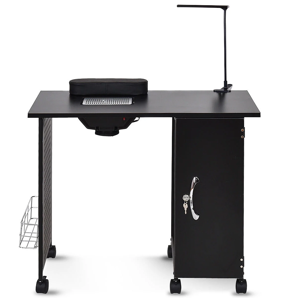Deluxe Salon Steel Frame Manicure Table - Image 8