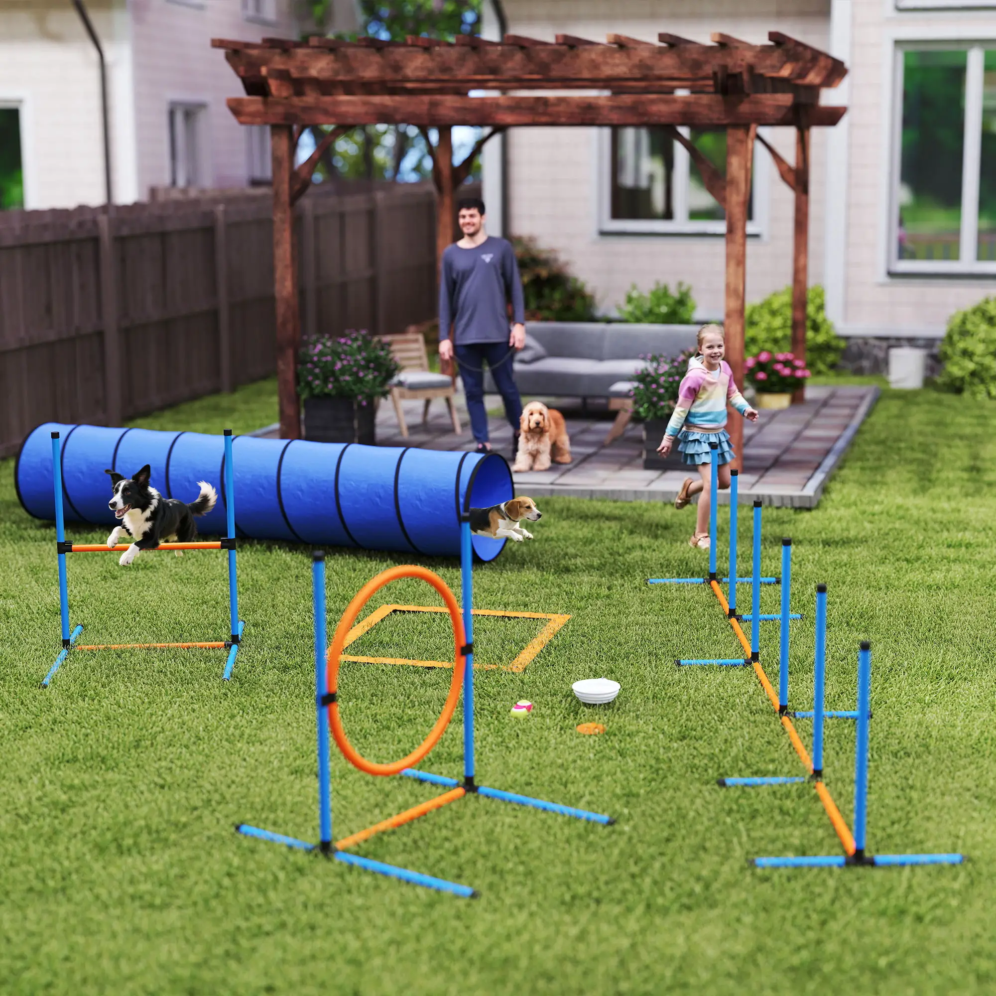 Dog Agility Training Equipment, 8PCS Obstacle Course Starter Kit - Image 8