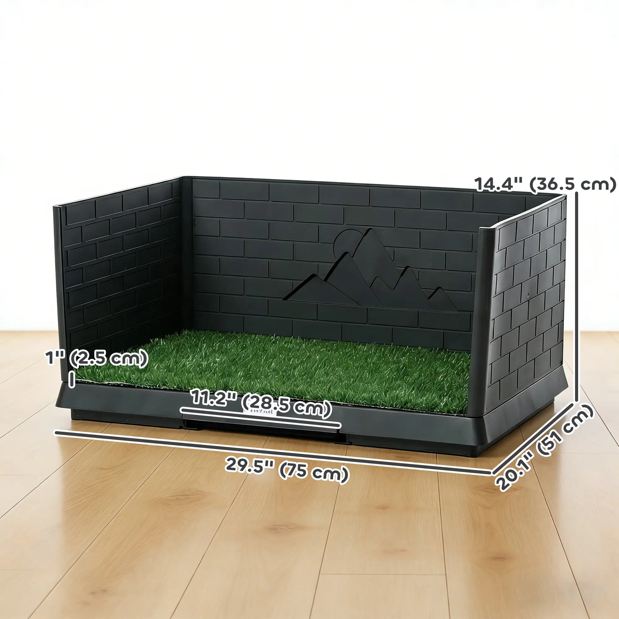 Dog Grass Pad With Tray, Indoor Potty Tray For Puppy Training - Image 3