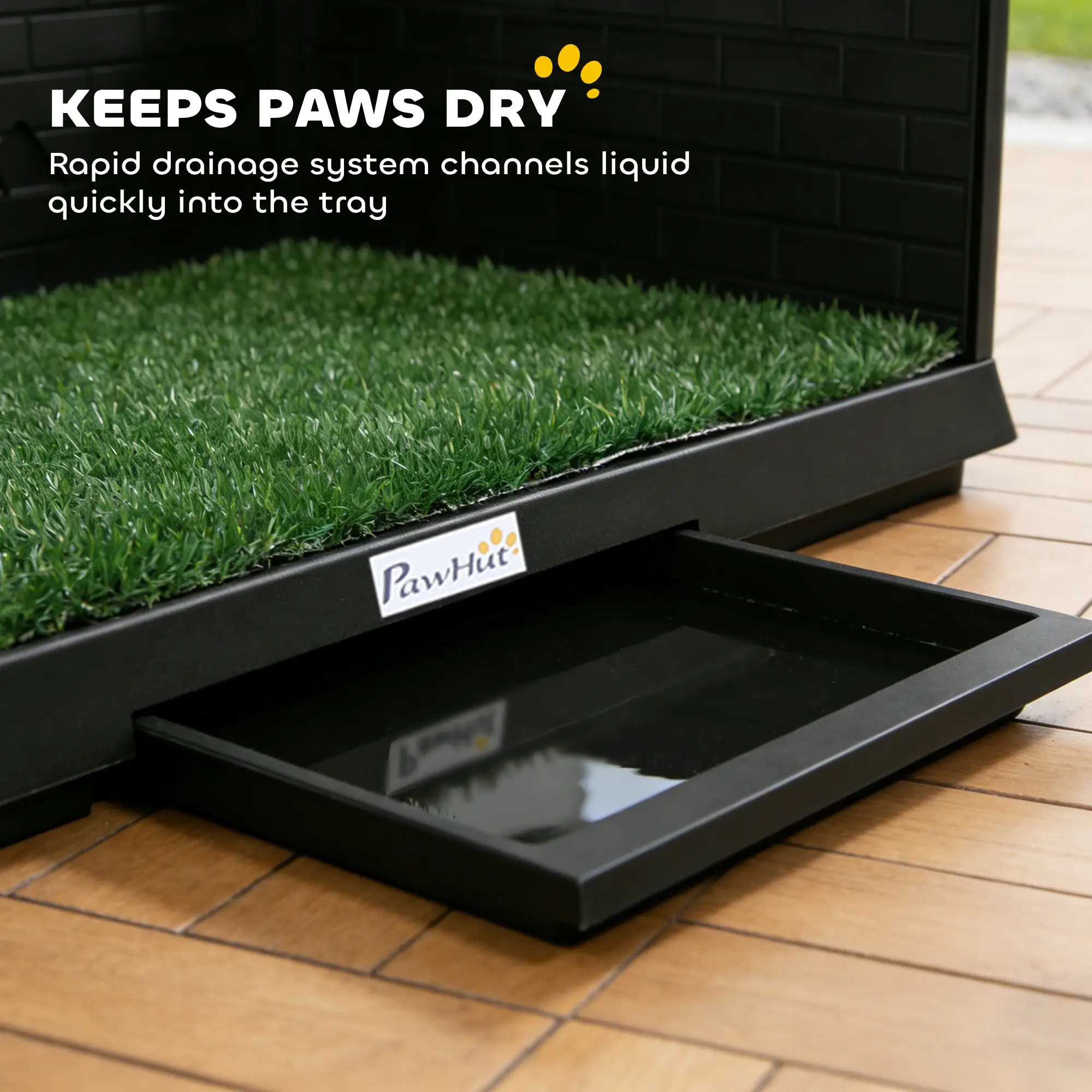 Dog Grass Pad With Tray, Indoor Potty Tray For Puppy Training - Image 7