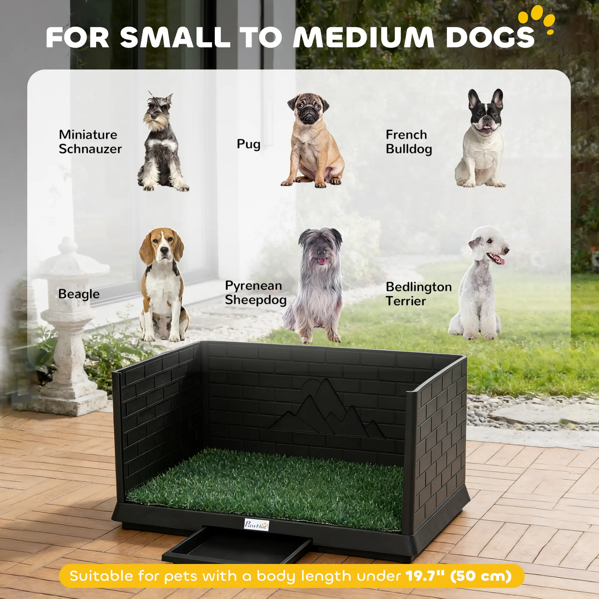 Dog Grass Pad With Tray, Indoor Potty Tray For Puppy Training - Image 9