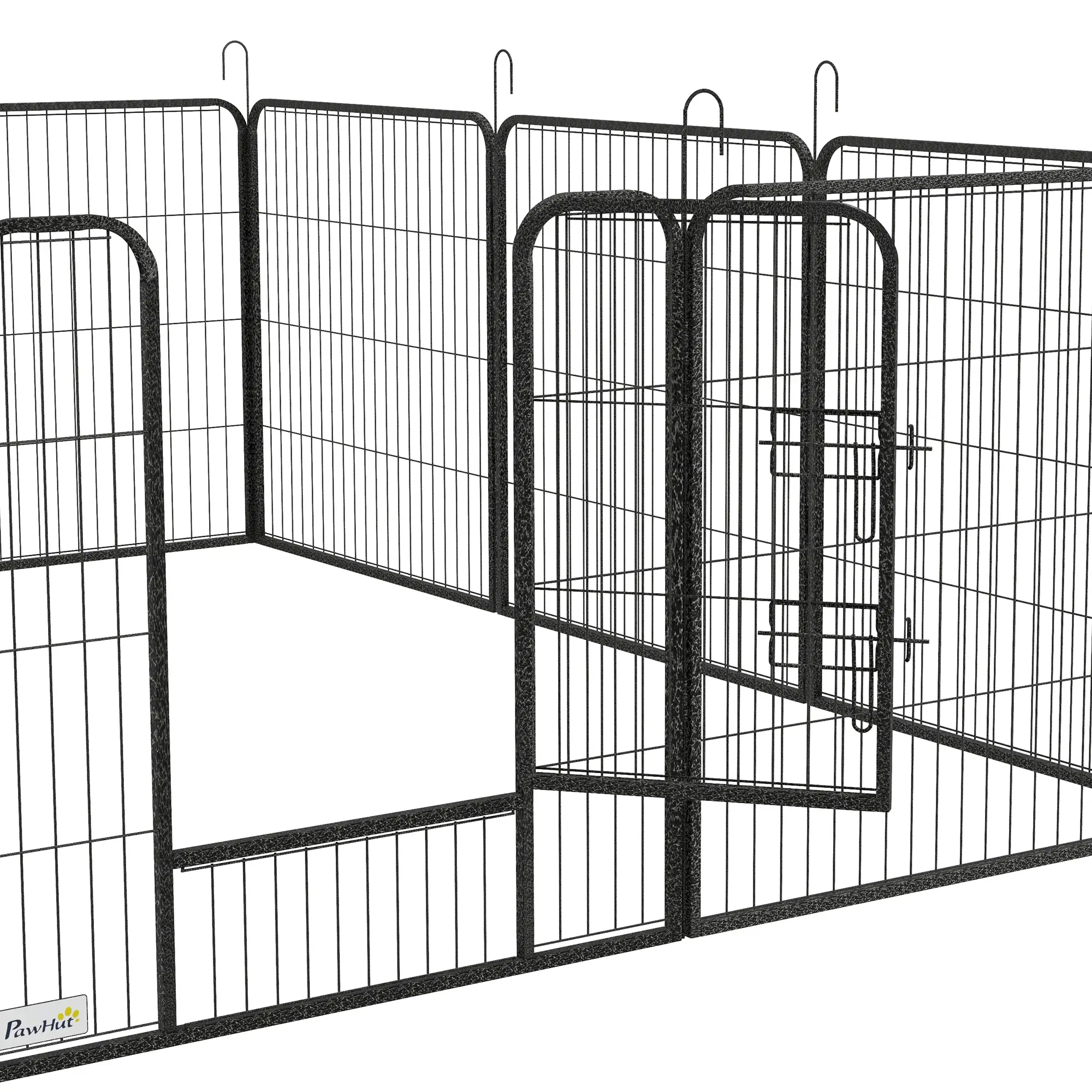 Dog Playpen with Gate, 12 Panels, 31.5"H - Image 10