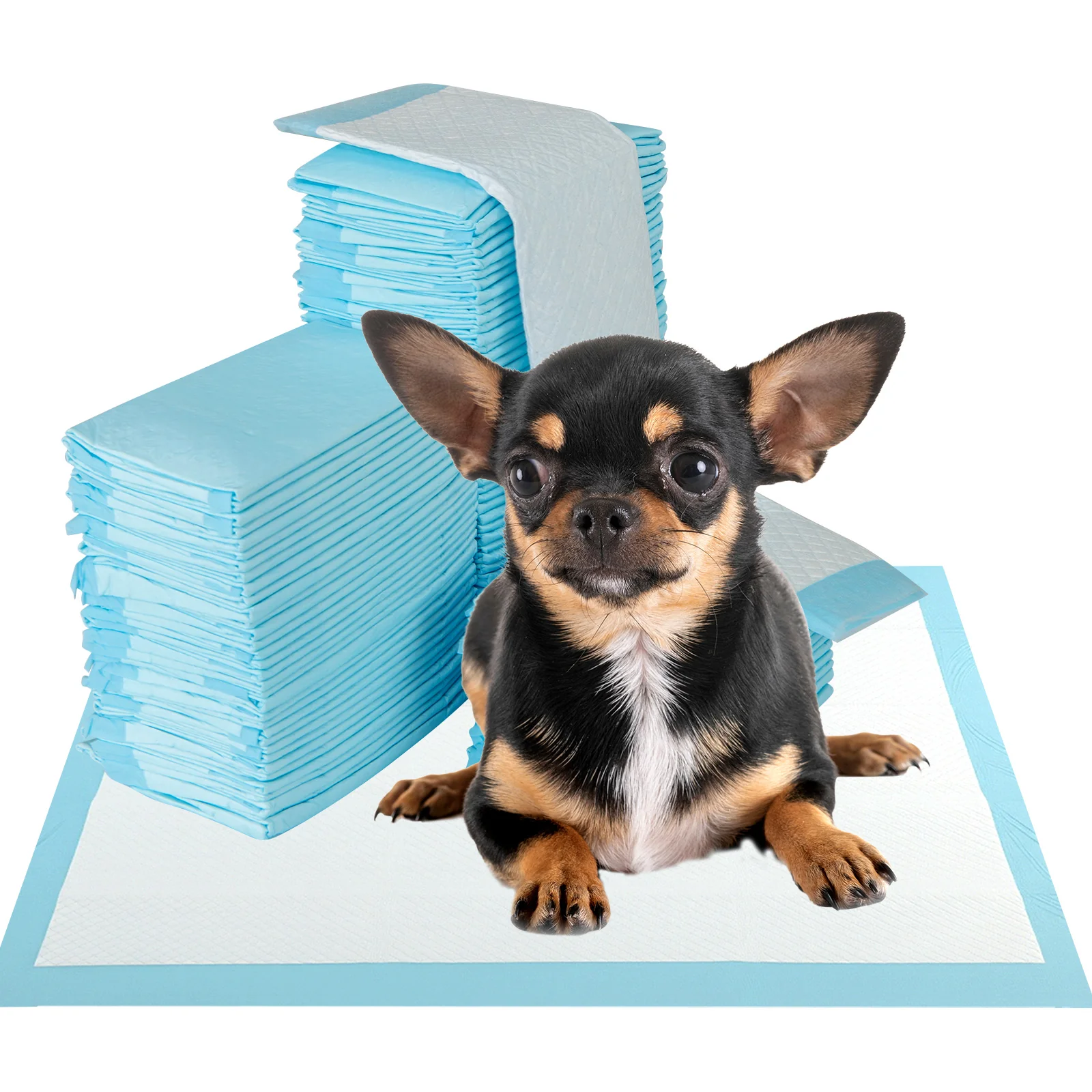 Dog Puppy Pee Pads 18" x 13", 300 Count, Blue