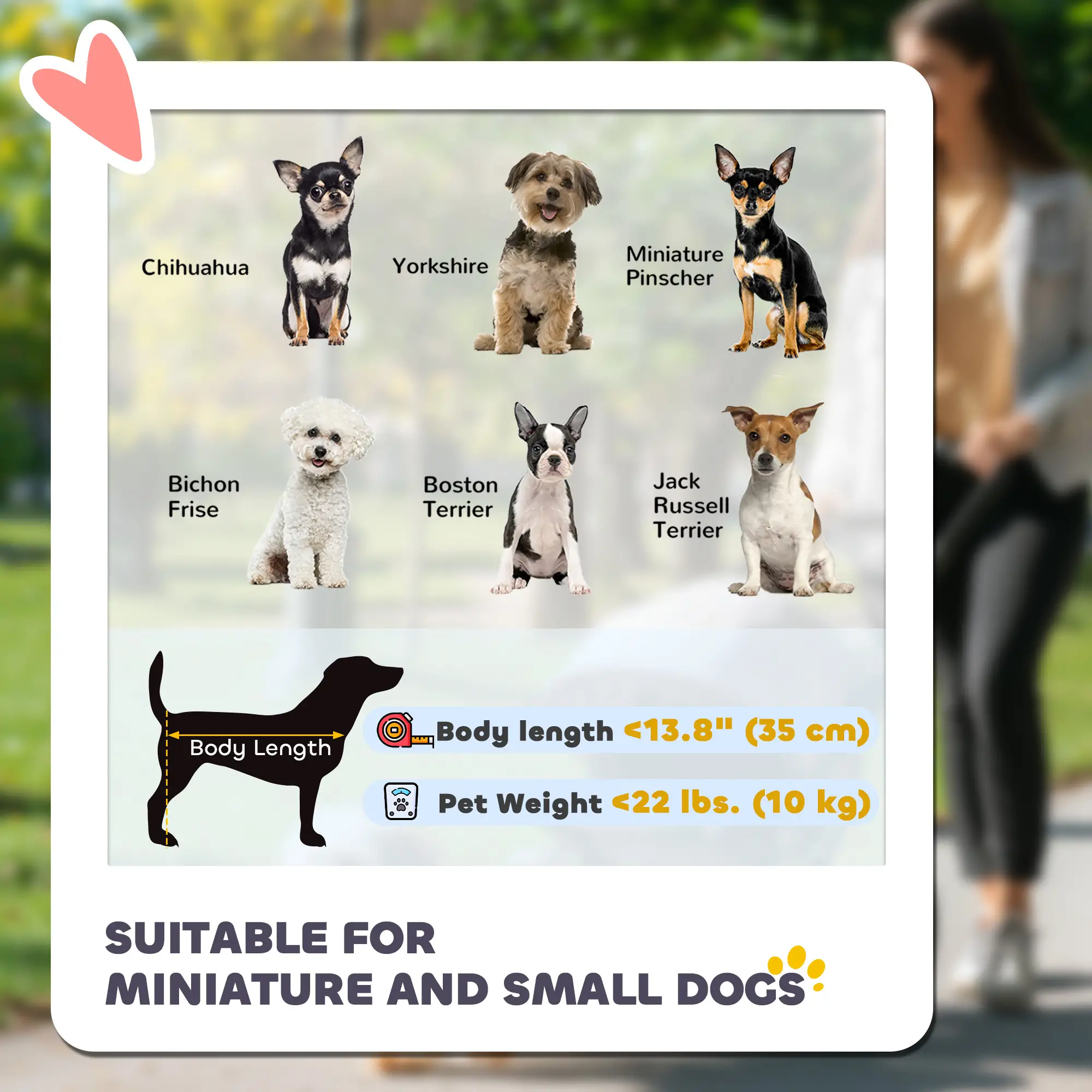 Dog Stroller, One-Click Folding, 4 Wheels, Storage Basket, XS/Small, Grey - Image 5